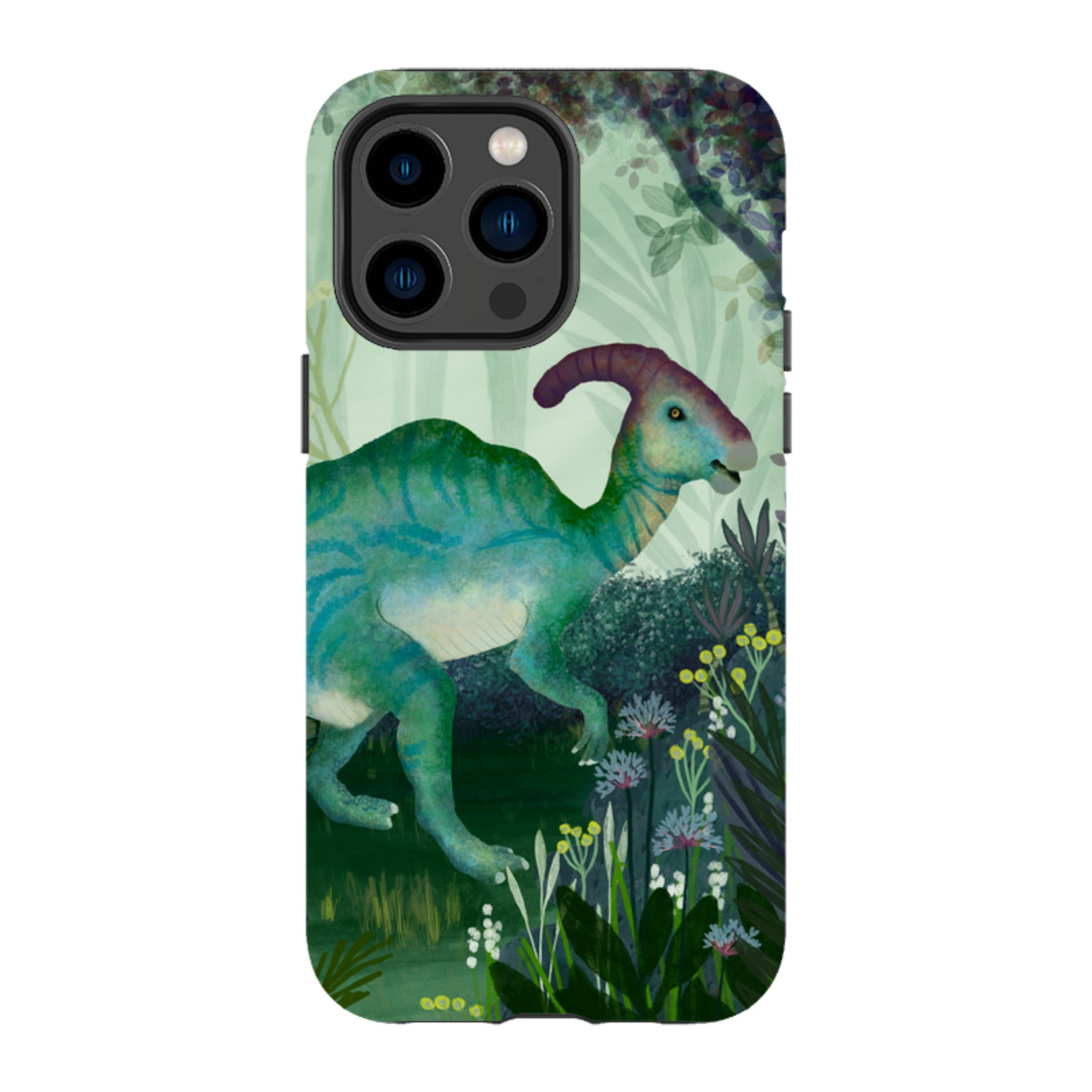 iPhone Tough Case - Dino Park III By Katherine Quinn