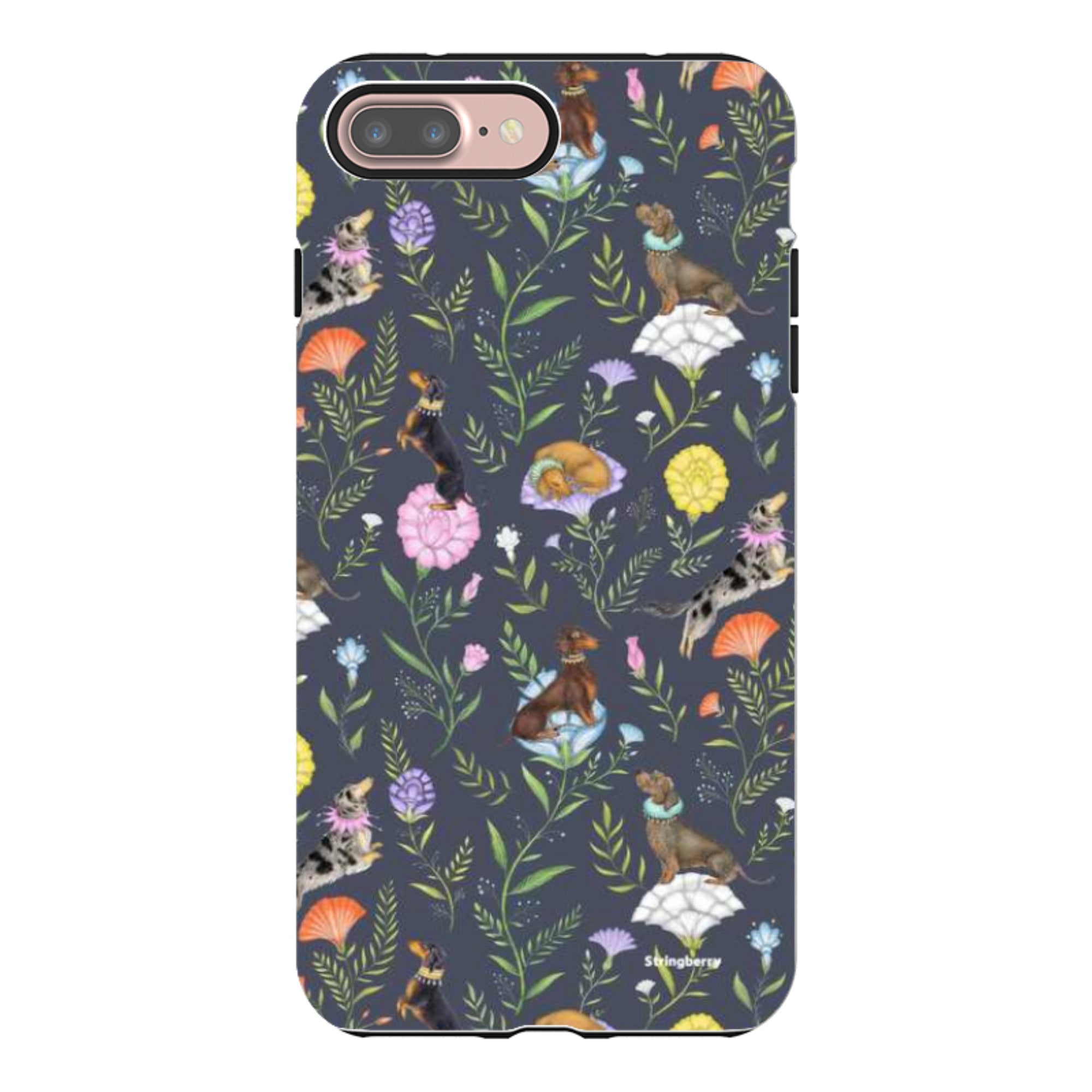 iPhone Tough Case - Doxy Day Afternoon Slate By Catherine Rowe