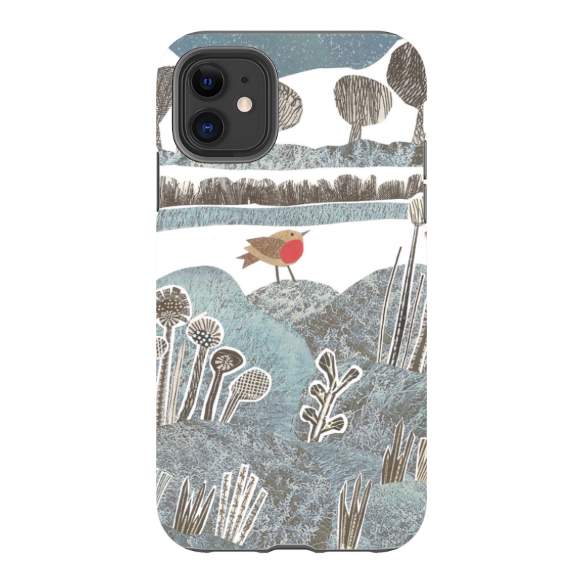 iPhone Tough Case - Frost Robin By Jane Robbins