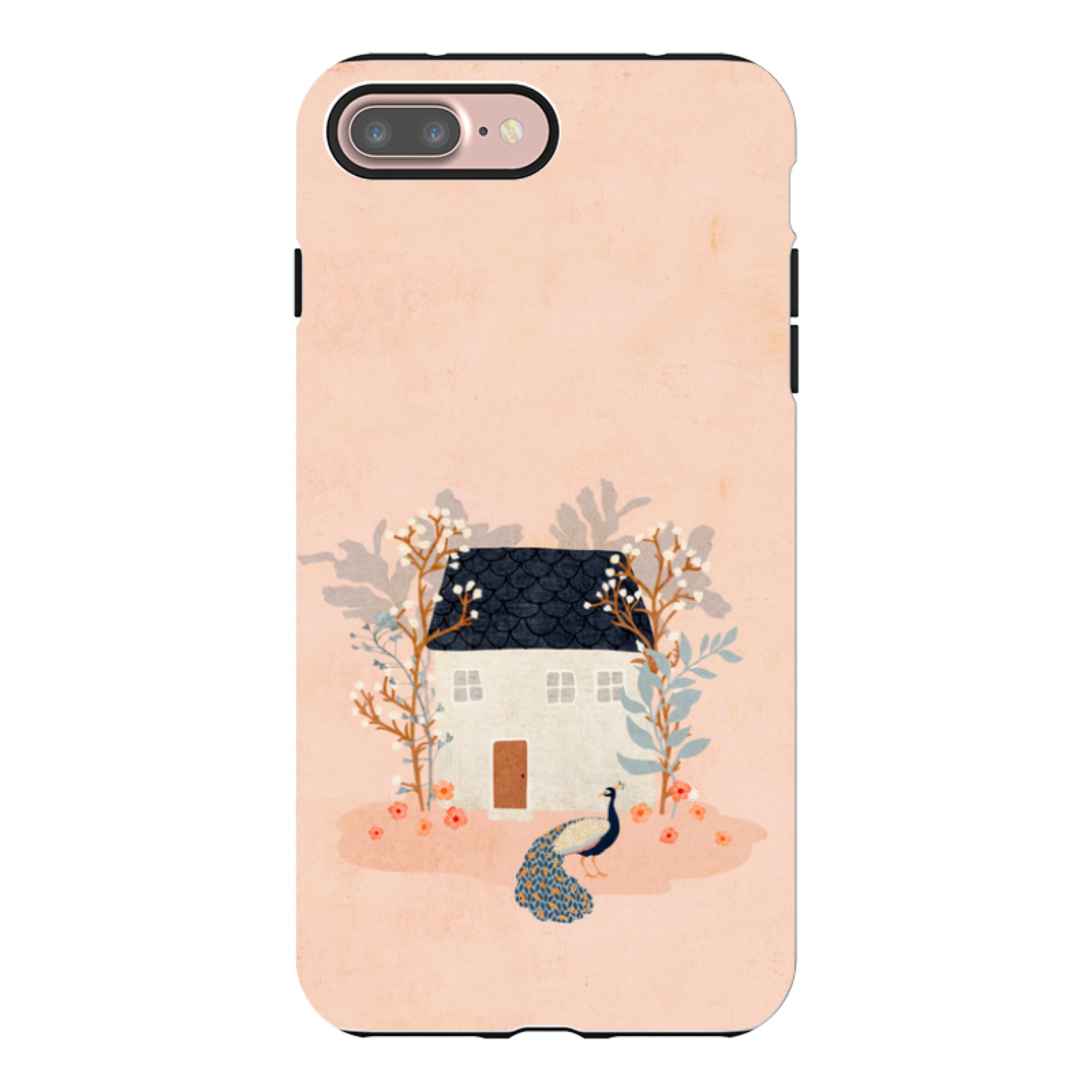 iPhone Tough Case - Home Pink By Katherine Quinn