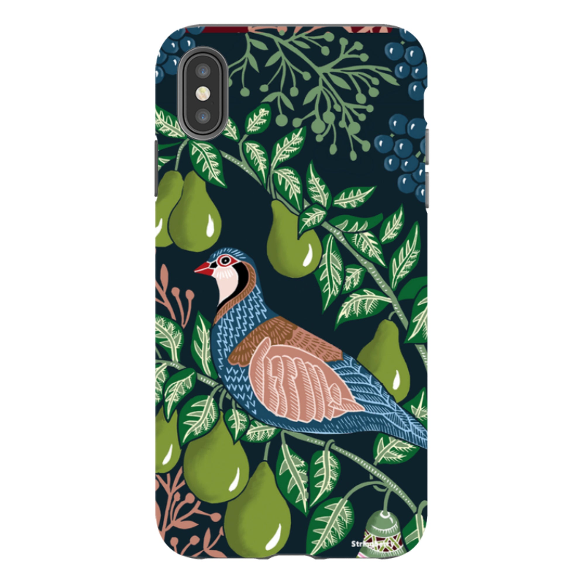 iPhone Tough Case - Partridge In Pear Tree By Kate Heiss