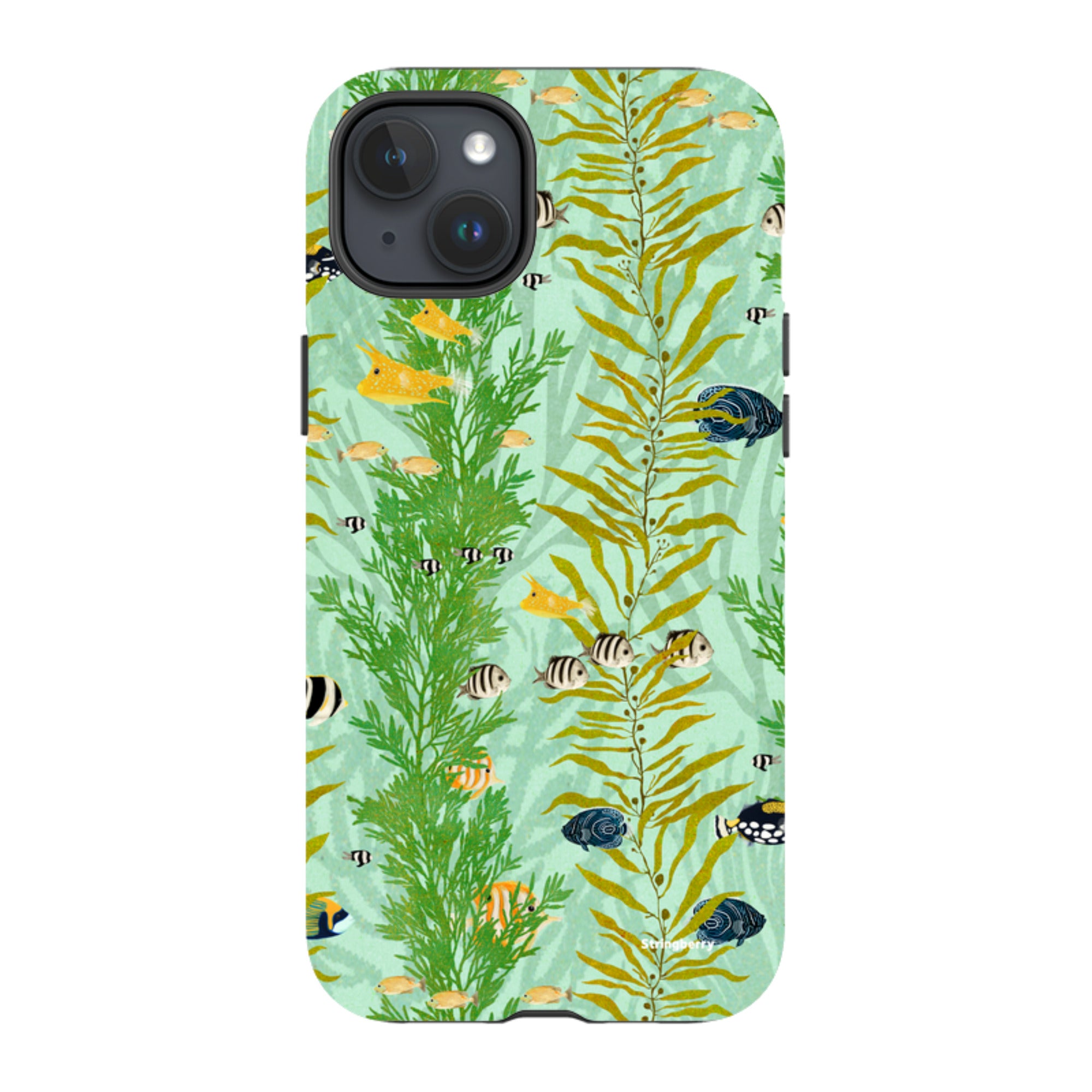 iPhone Tough Case - Reef Stripe By Katherine Quinn