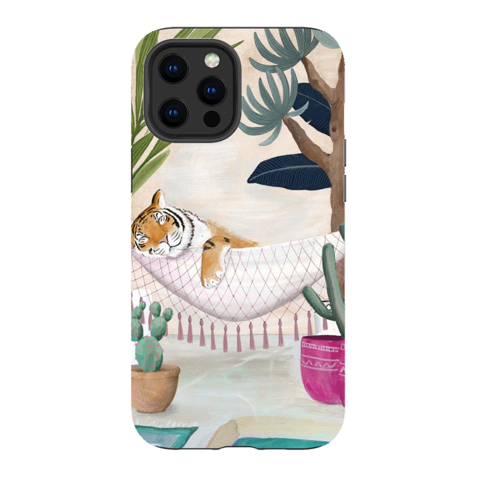 iPhone Tough Case - Tiger Hammock By Bex Parkin