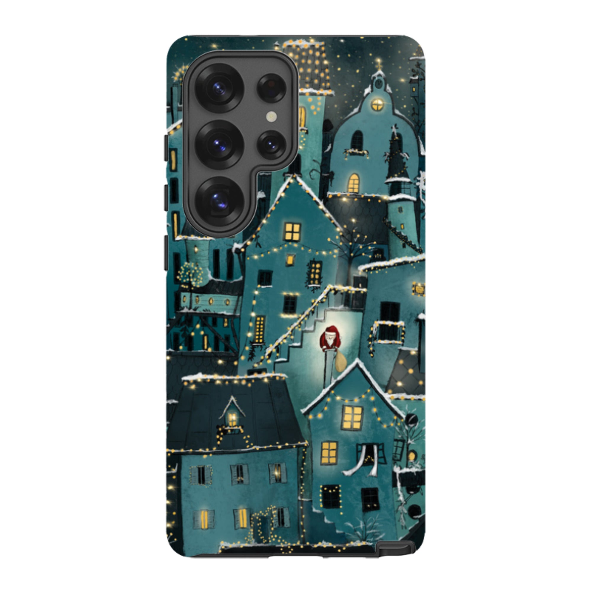 Samsung Tough Case - Citywinkles Blue By Maja Lindberg