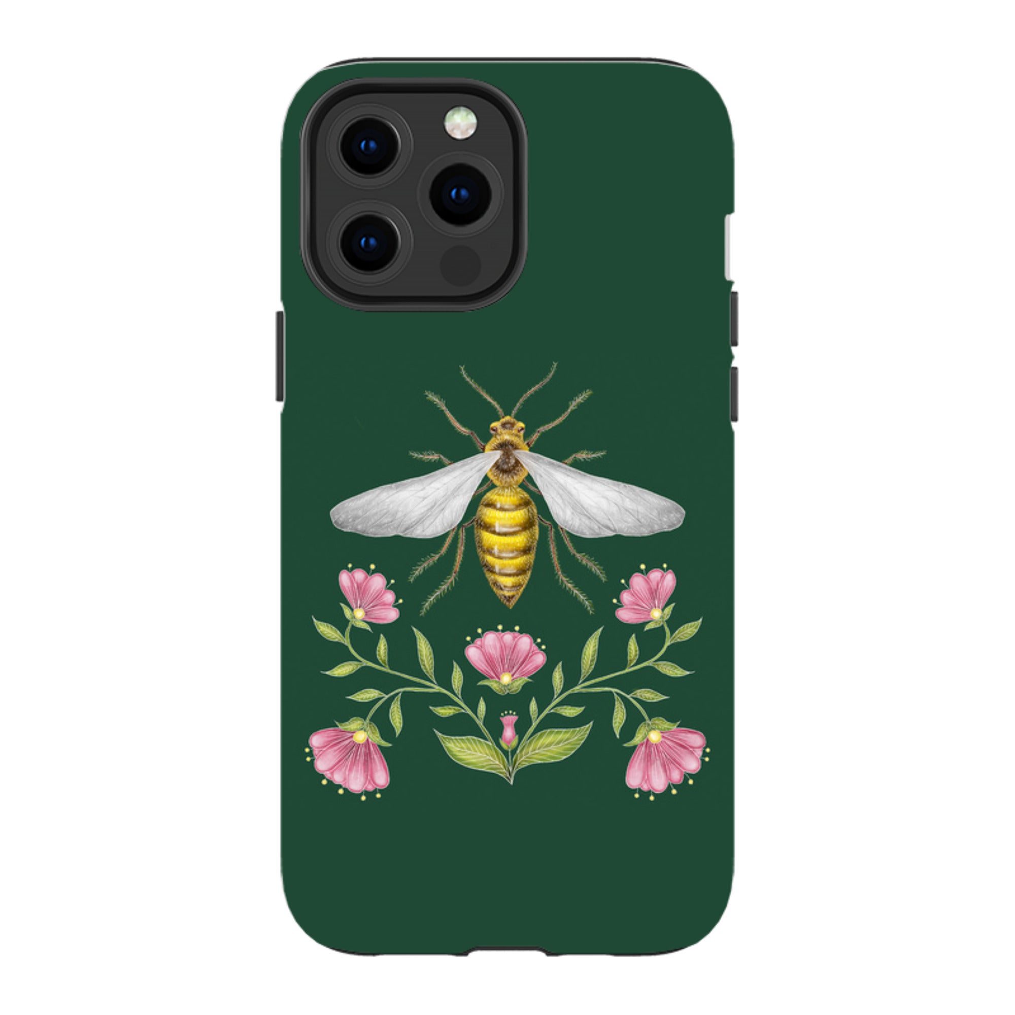 iPhone Tough Case - Wings Of Freedom Emerald By Catherine Rowe