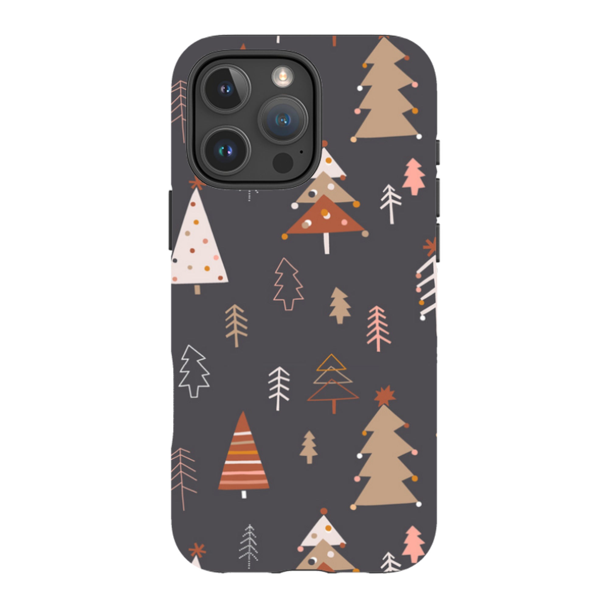 iPhone Tough Case - Dark Xmas Trees