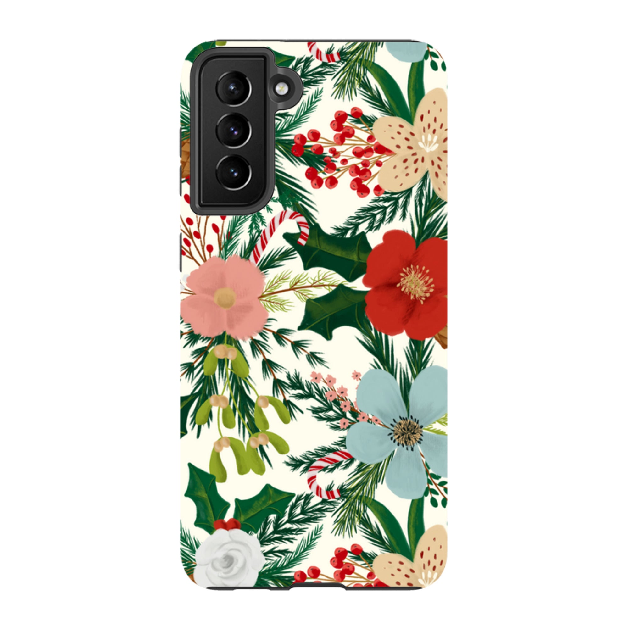 Samsung Tough Case - Christmas Florals By Abby Jacobs