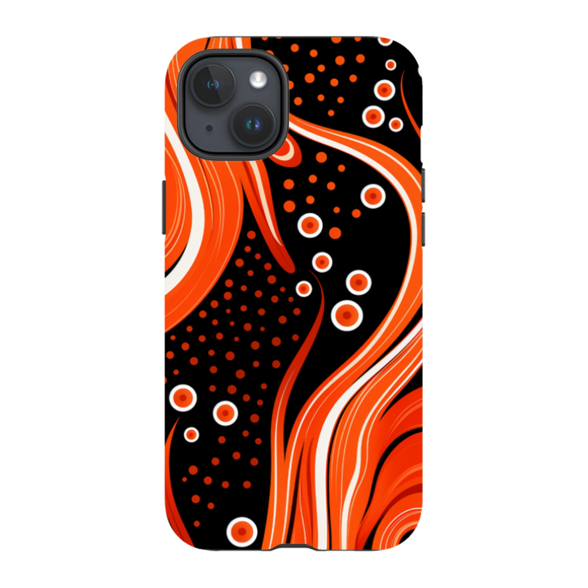 iPhone Tough Case -Red Wave Stars