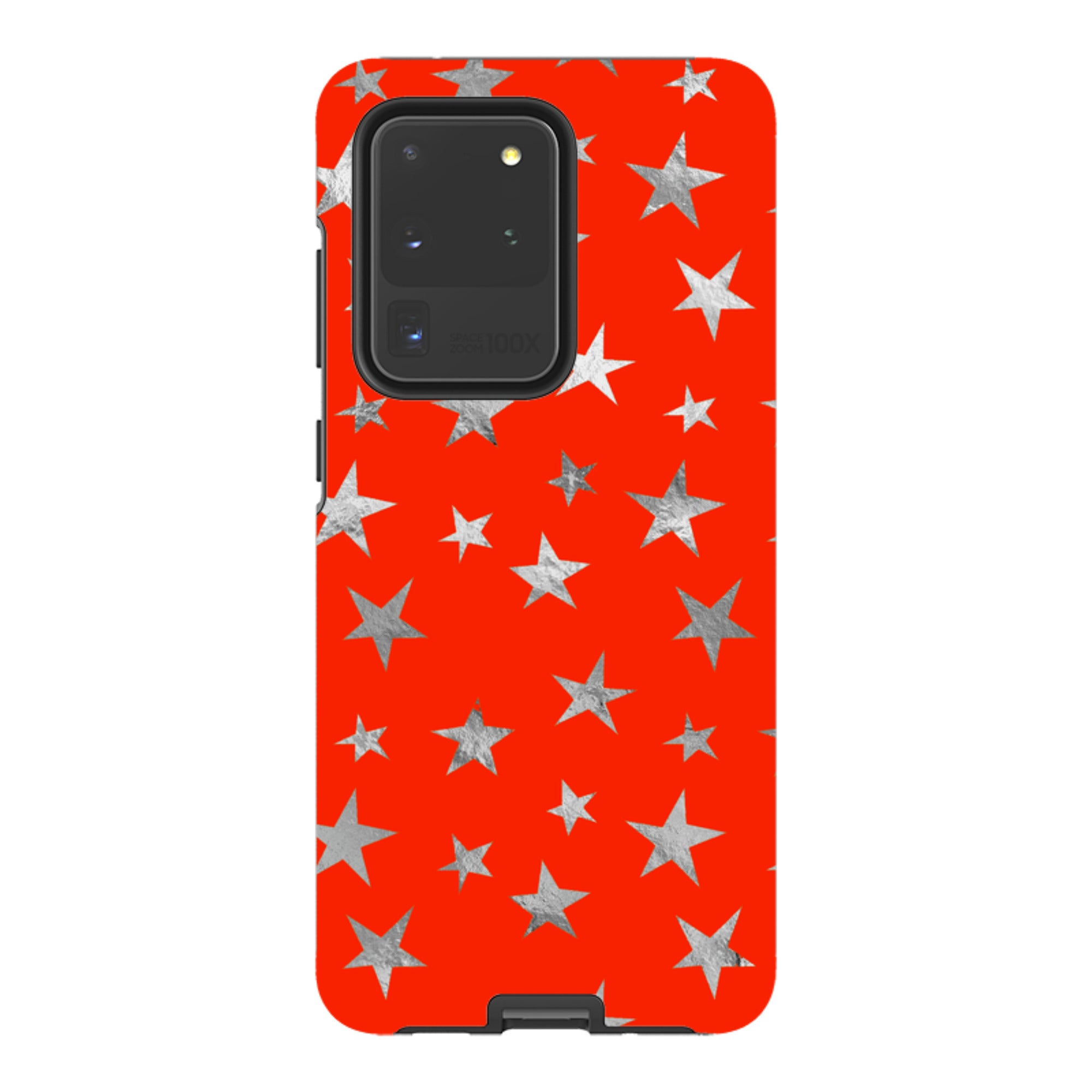 Samsung Tough Case - Red and Silver Stars