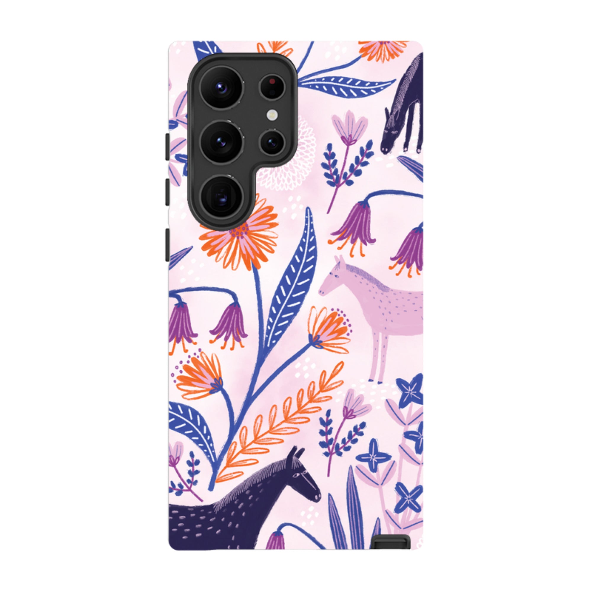 Samsung Tough Case - Wild Ponies Pink By Lee Foster Wilson