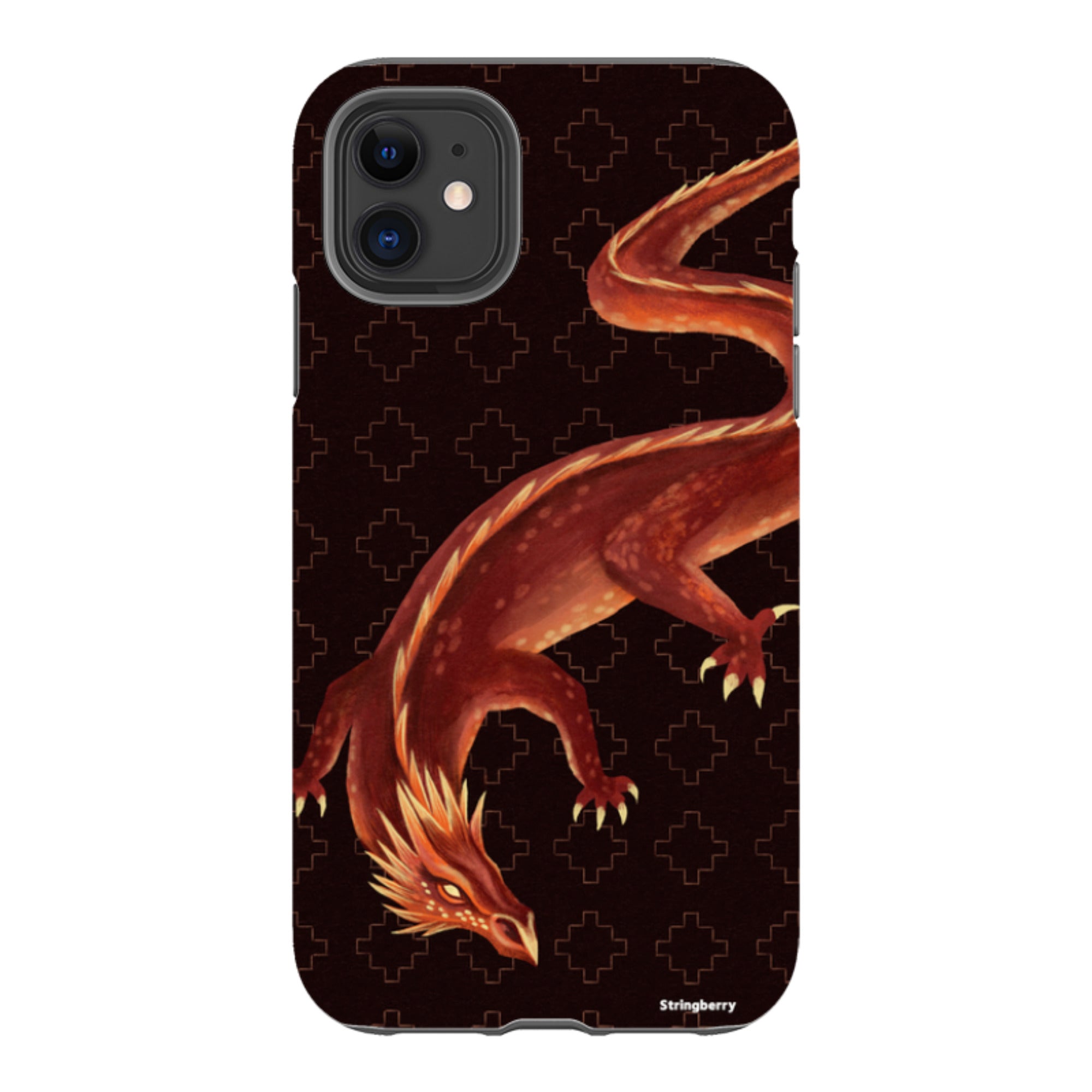 iPhone Tough Case - Beowulf Dragon By Anna Stead