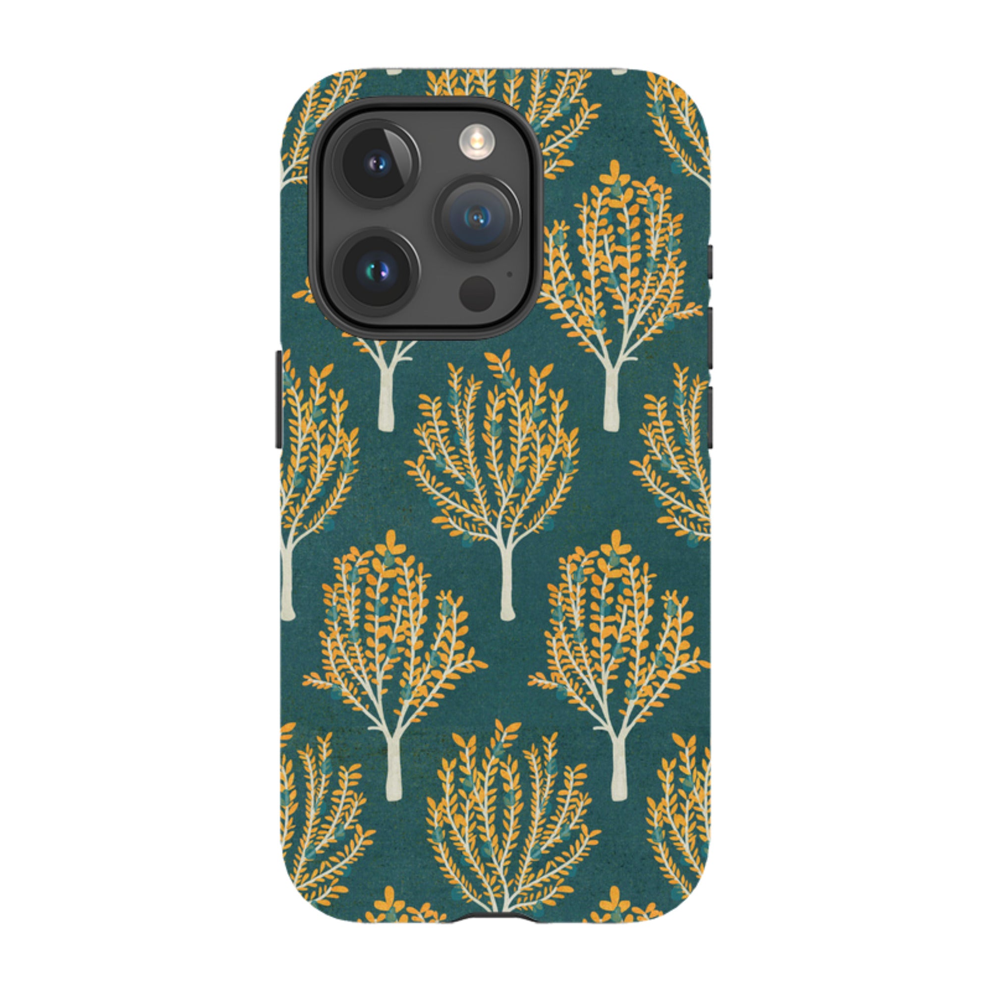 iPhone MagSafe Tough Case - Pear Trees Teal By Katherine Quinn