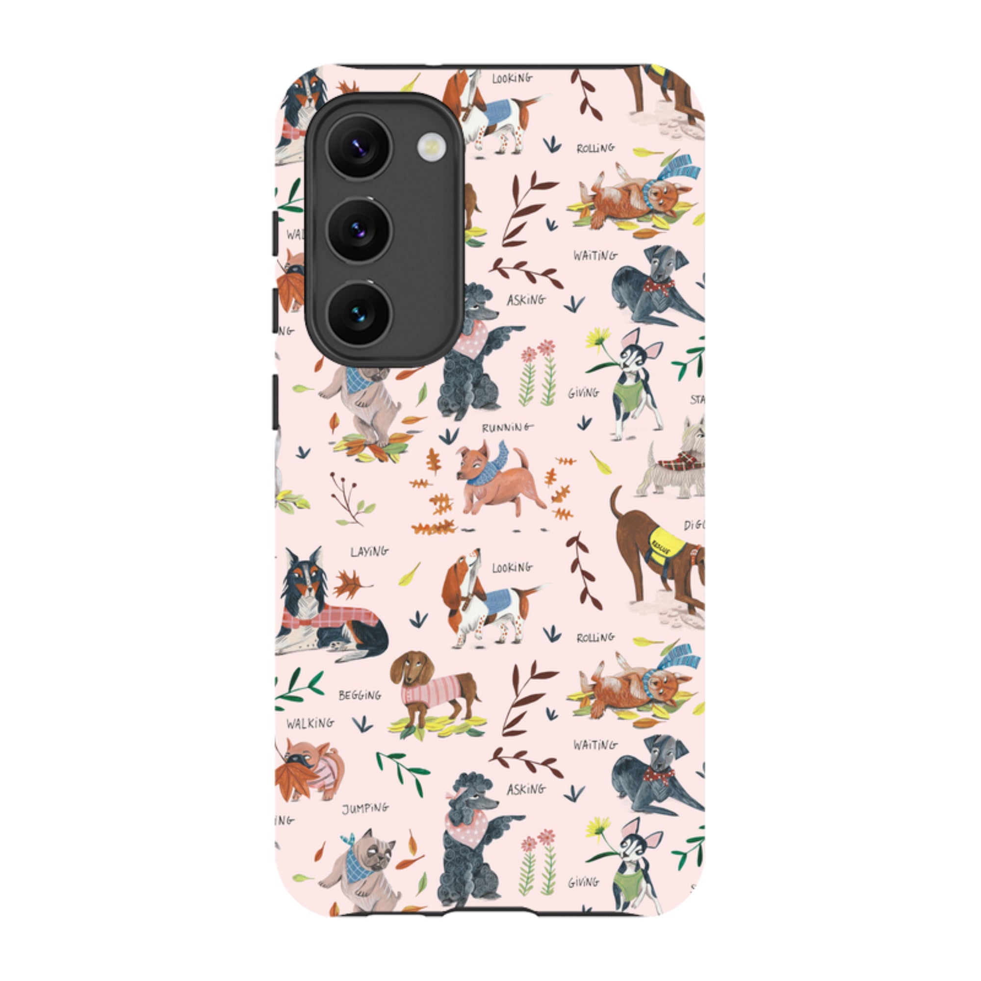 Samsung Tough Case - Dog Pattern By Caroline Bonne Muller