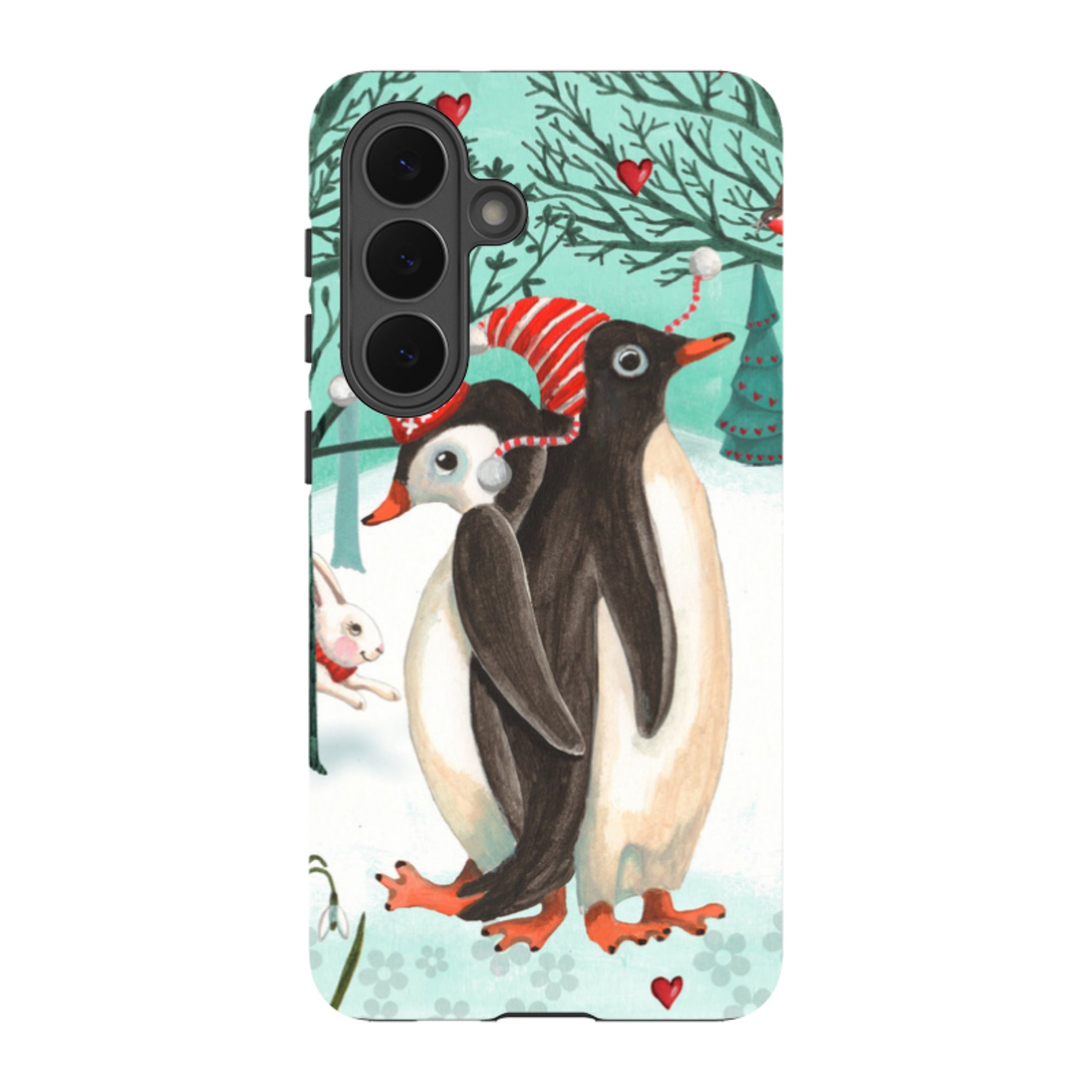 Samsung Tough Case - Winter Together By Caroline Bonne Muller