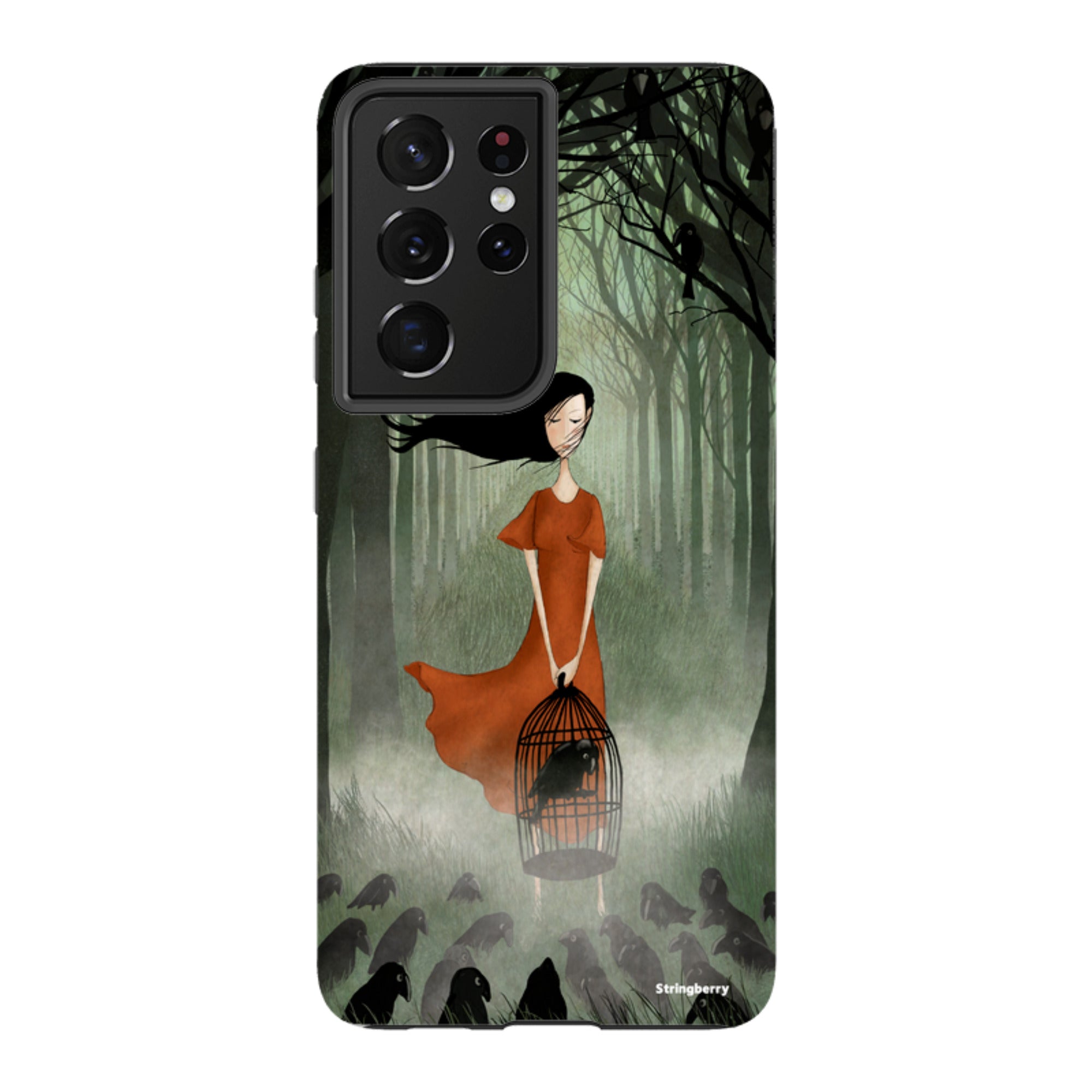 Samsung Tough Case - The Raven Girl By Maja Lindberg