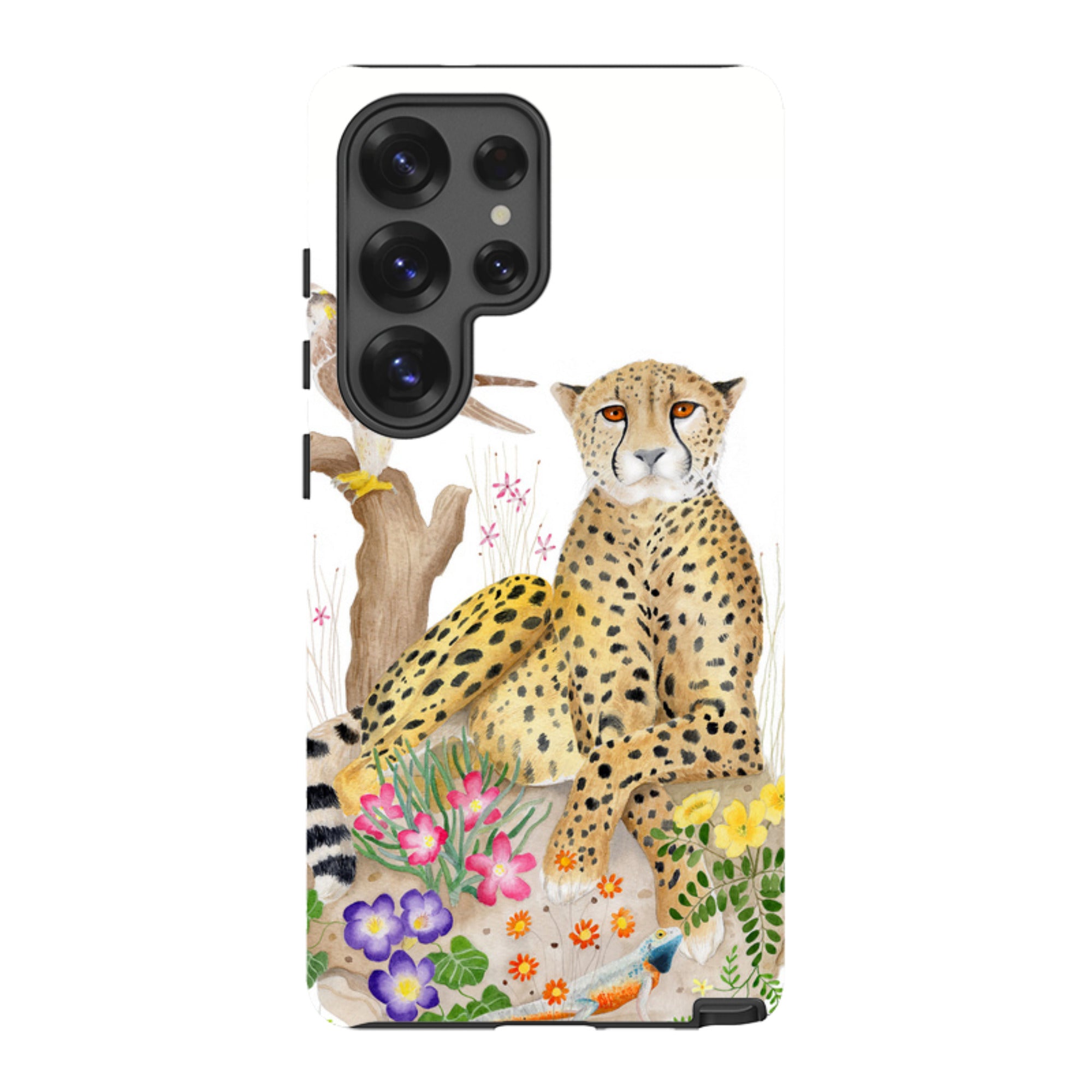 Samsung Tough Case - Botswana Cheetah By Bex Parkin