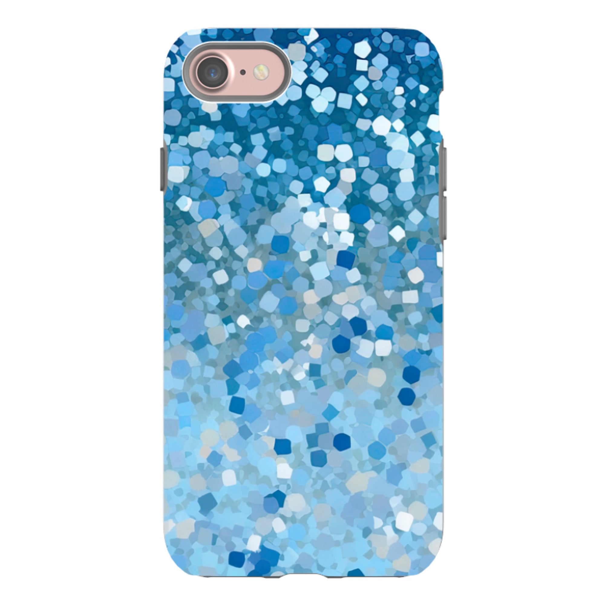 iPhone Case - Blue Glitter II (case does not glitter)