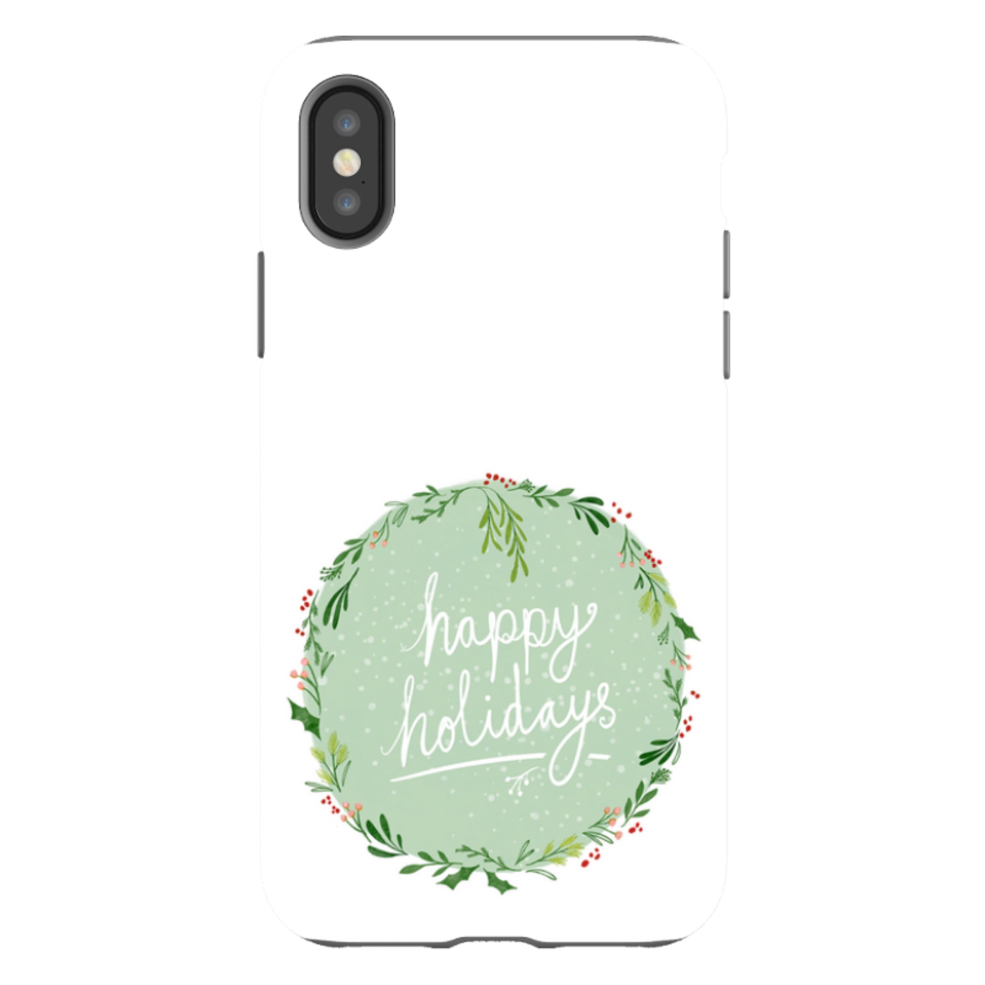 iPhone Tough Case - Happy Holidays By Katherine Quinn