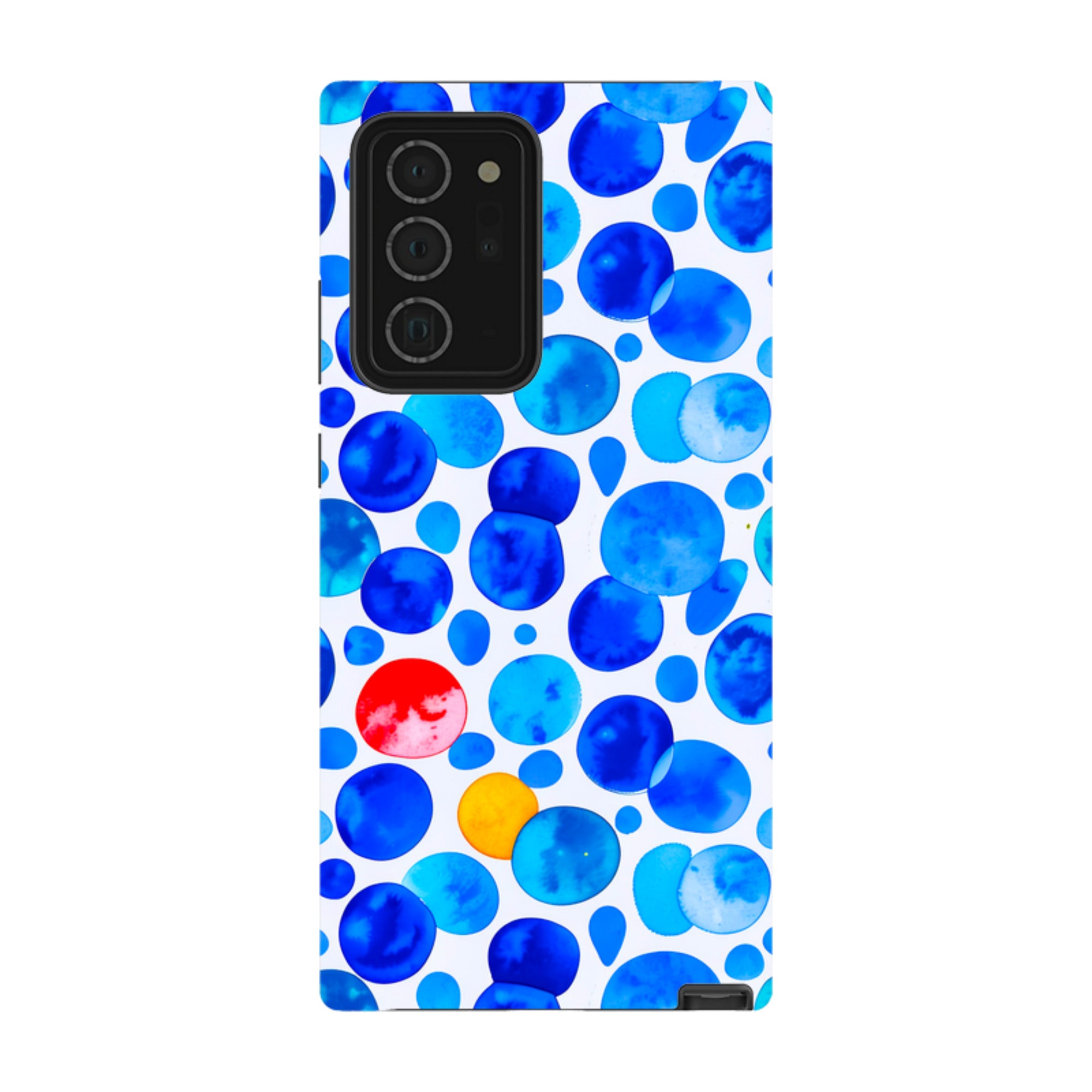 Samsung Tough  Case - Blue Moon Polka