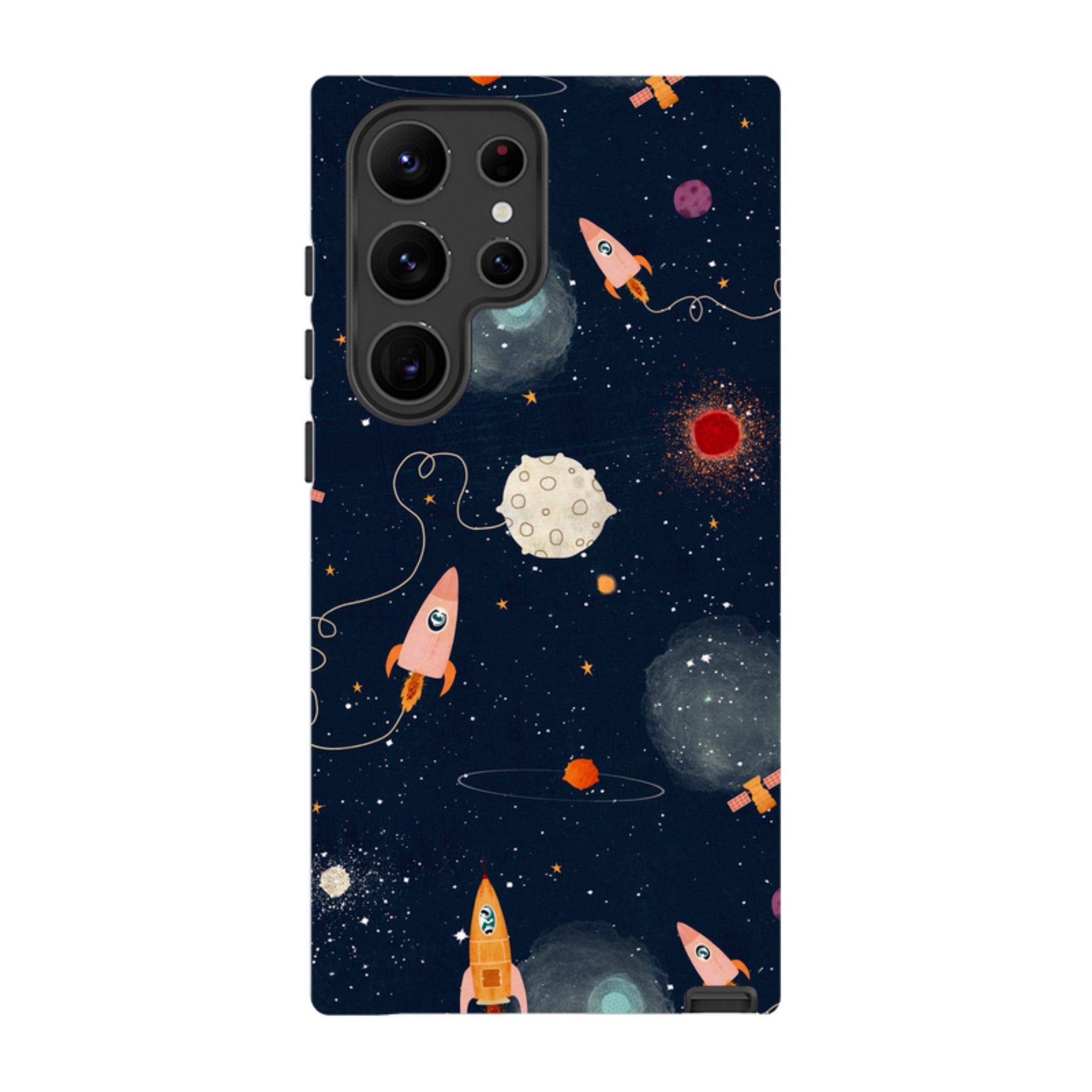 Samsung Tough Case - Rockets Midnight By Katherine Quinn