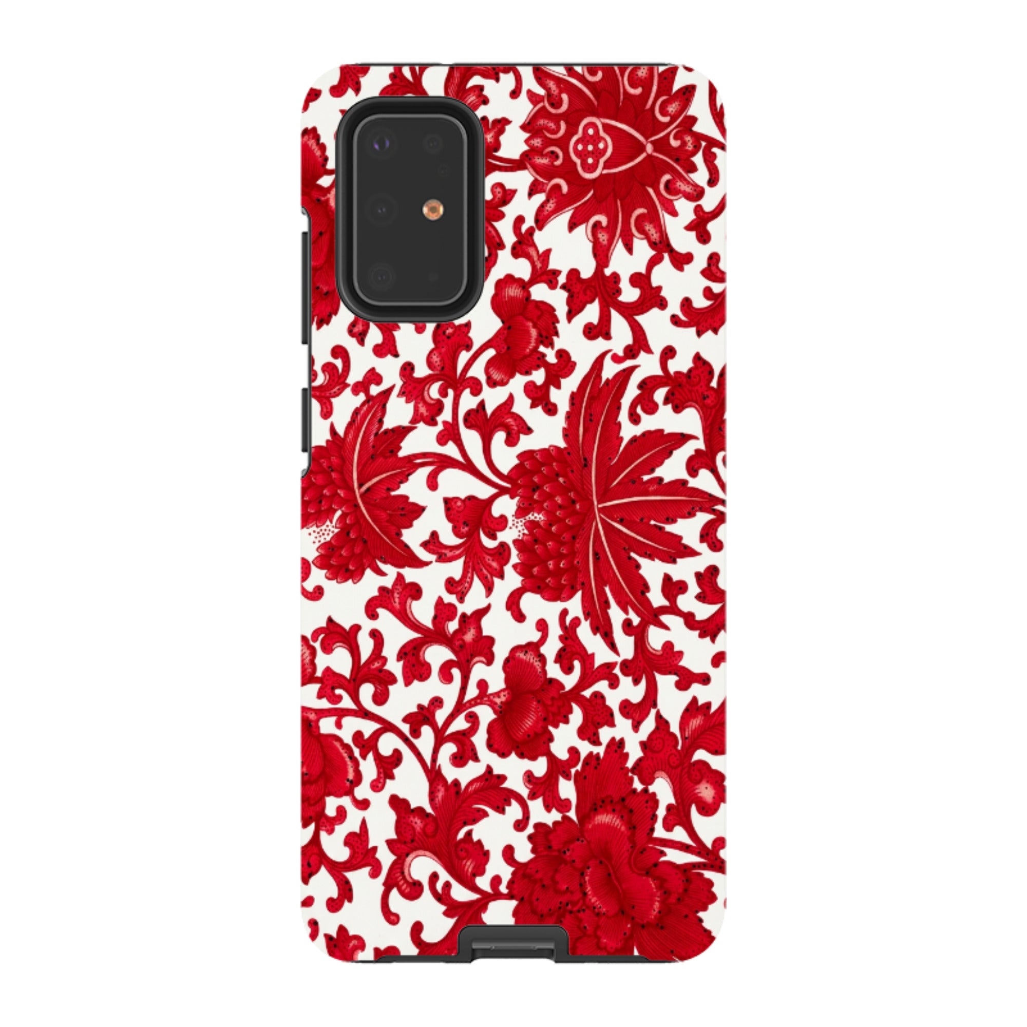 Samsung Tough Case - Red Chinoiserie Floral