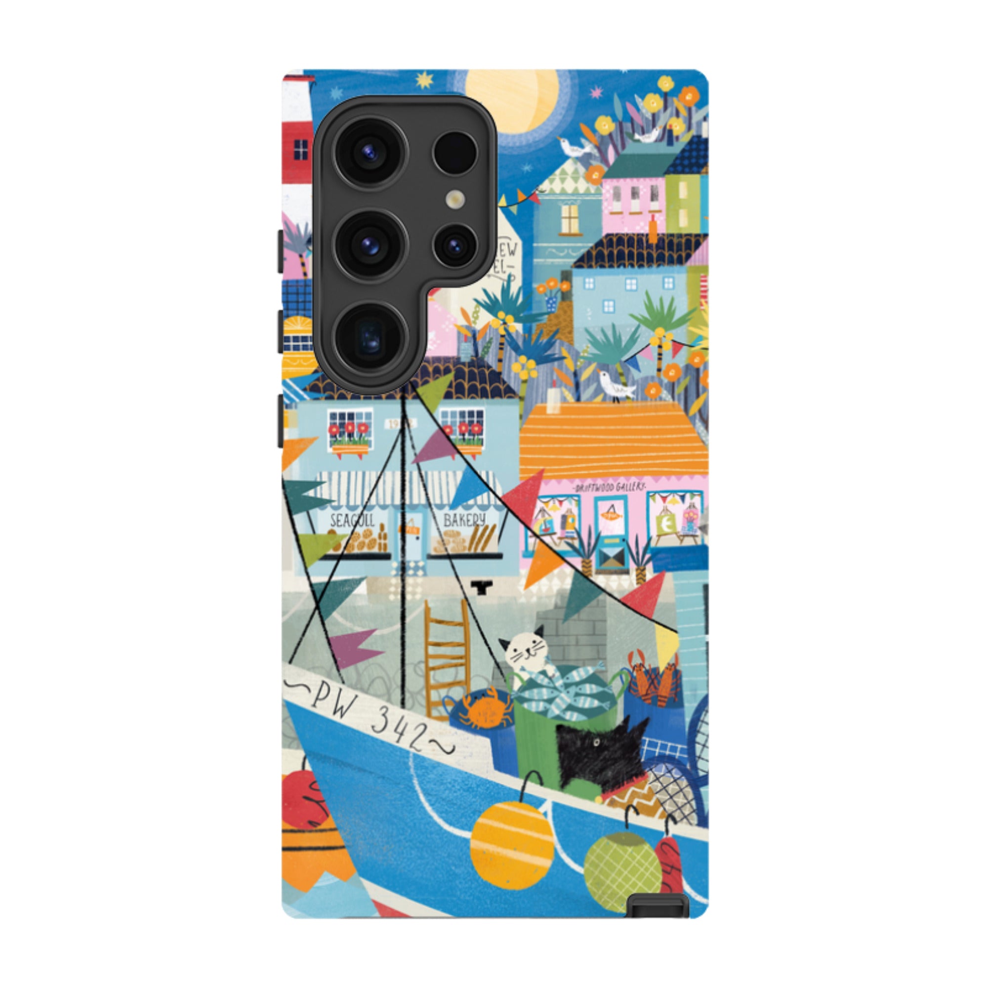 Samsung Tough  Case - Night Harbour 2 By Ali Brookes