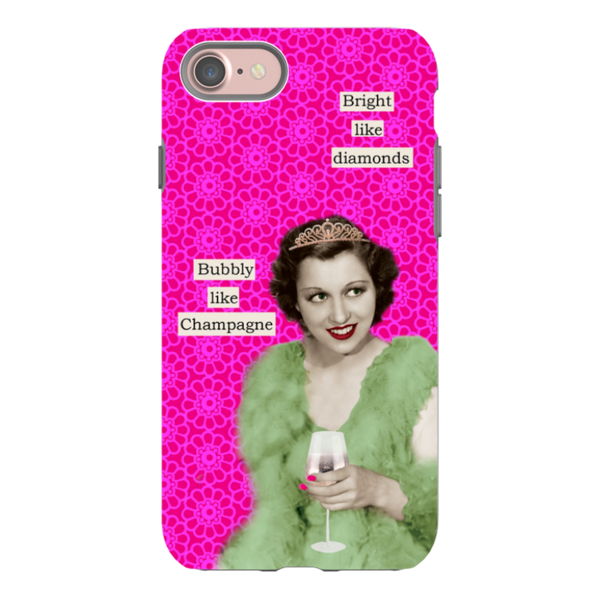 iPhone Tough Case - Bright Like Diamonds By Clare Jordan