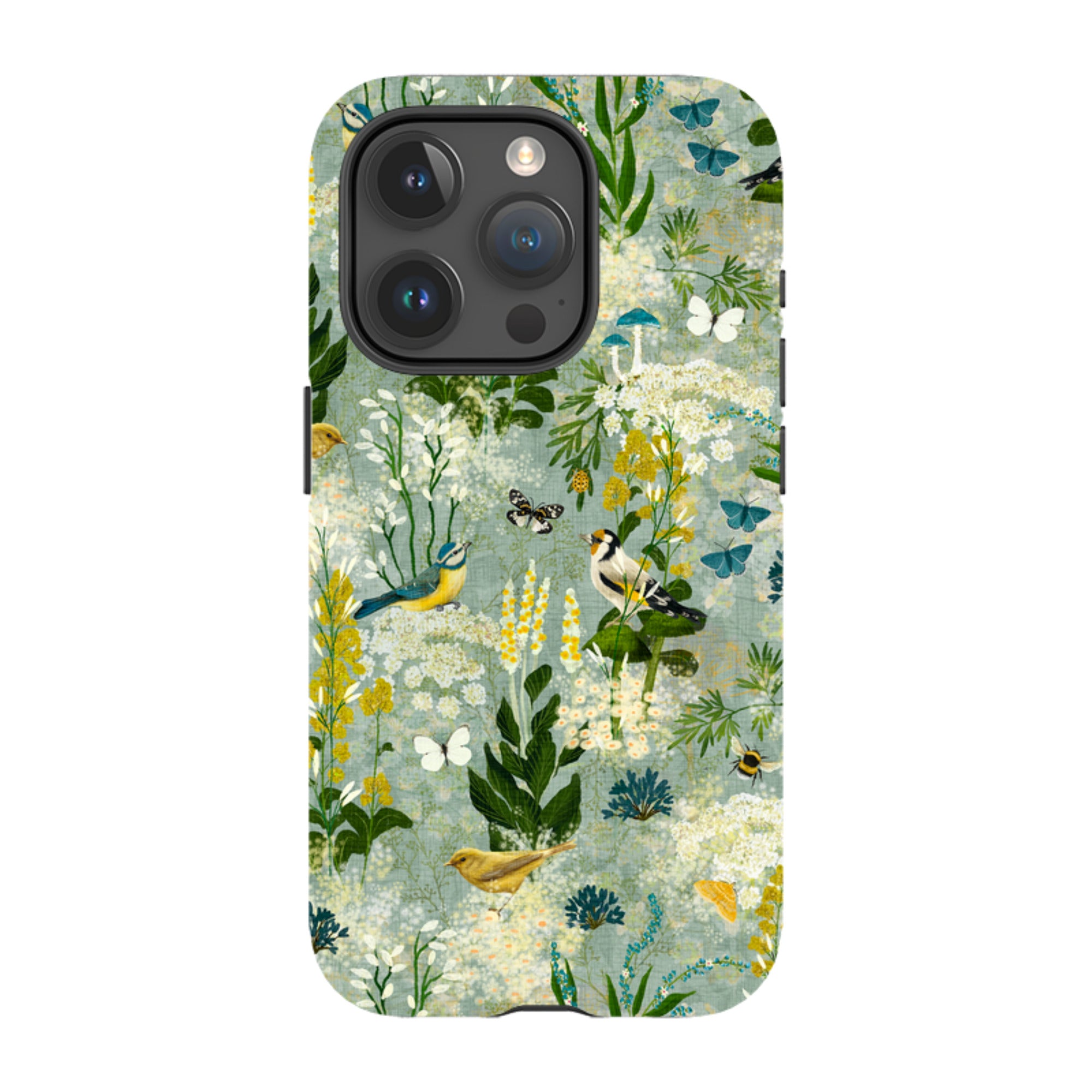 iPhone Tough Case - Song Bird Garden By Katherine Quinn