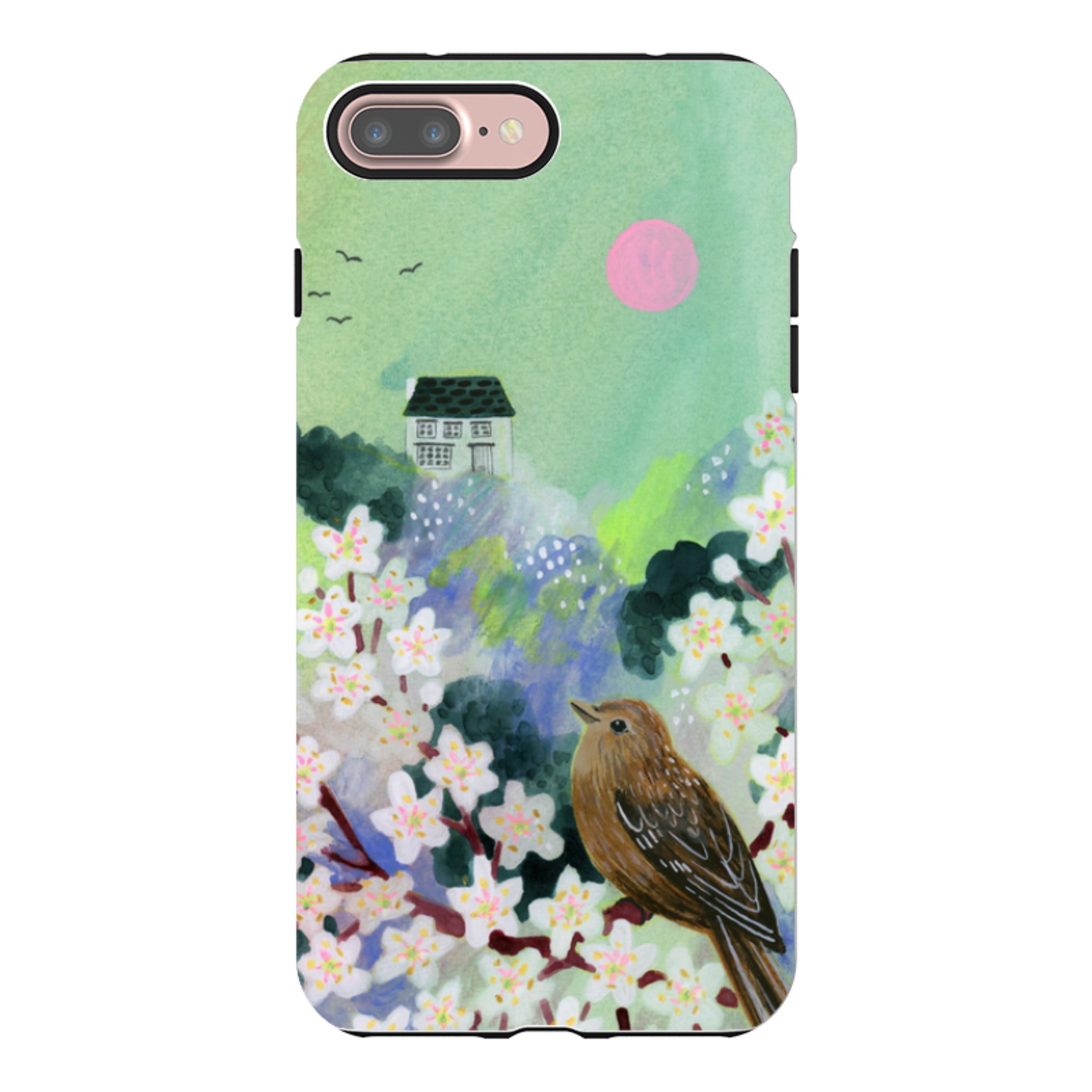 iPhone Tough Case - Blackthorn in the Valley By Lee Foster Wilson