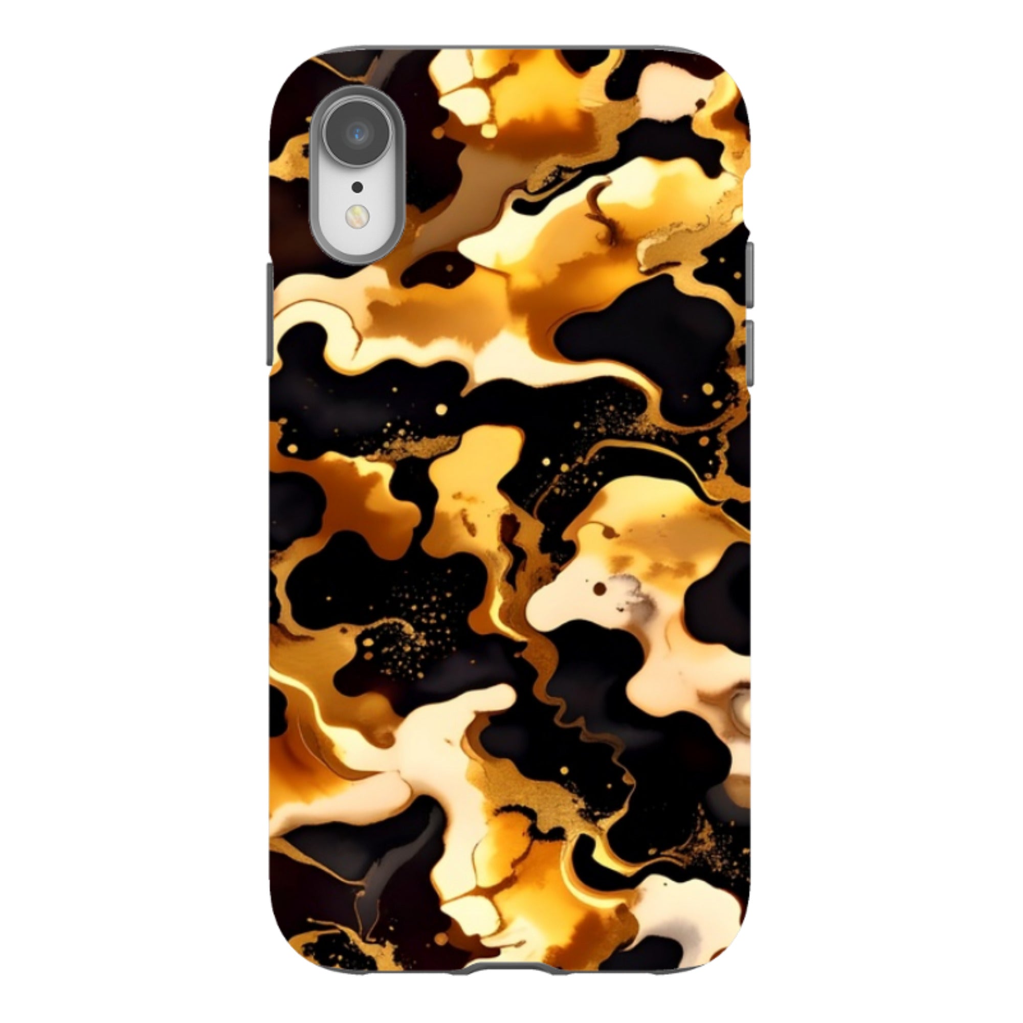 iPhone Tough Case - Fire Marble