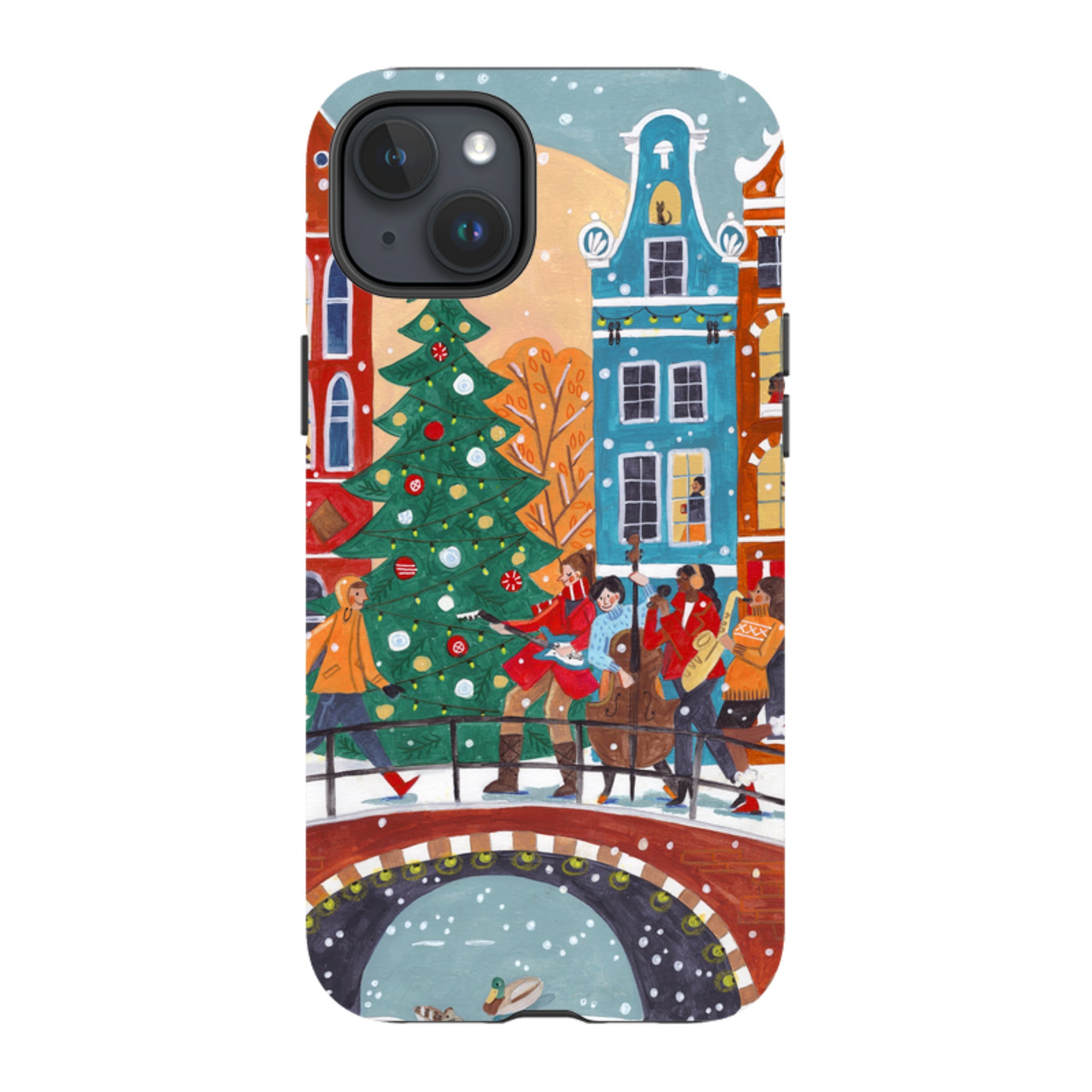 iPhone MagSafe Tough Case - Christmas Music Amsterdam By Caroline Bonne Muller