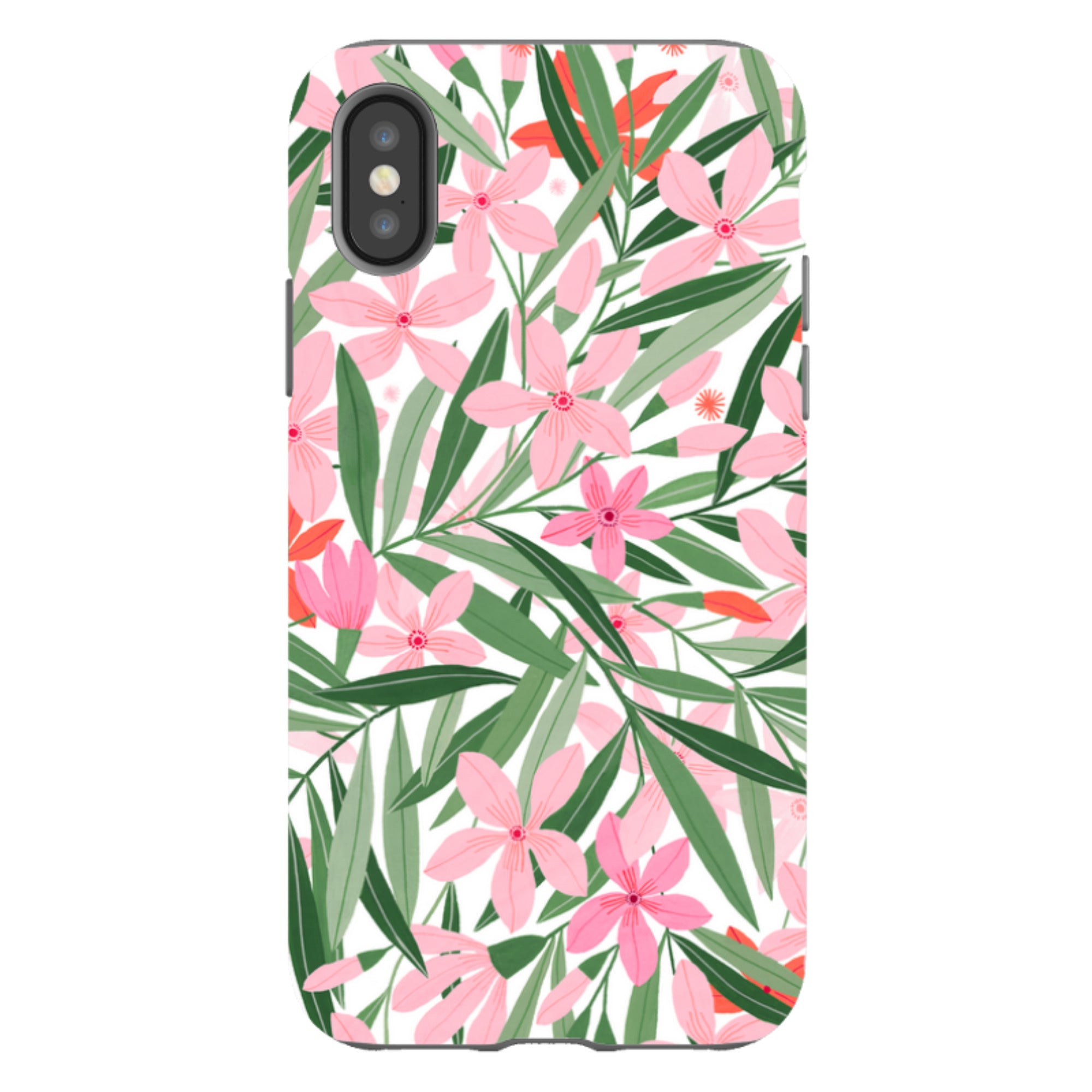 iPhone Tough Case - Oleandro Pattern By Madalina Andronic