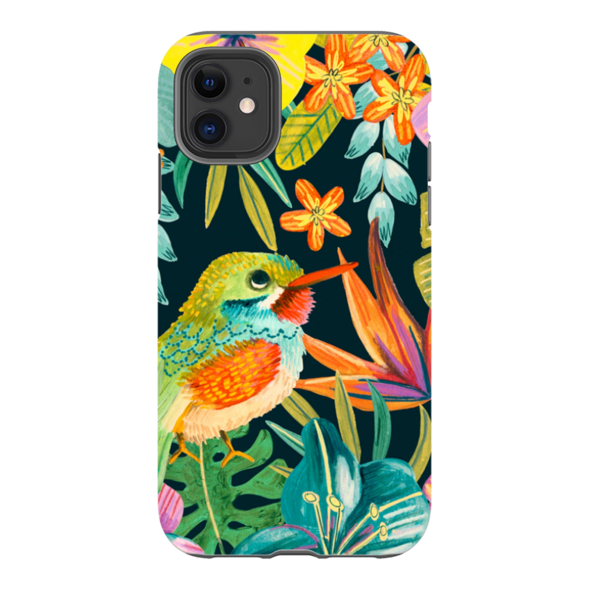 iPhone Tough Case - Tropical Bird By Caroline Bonne Muller