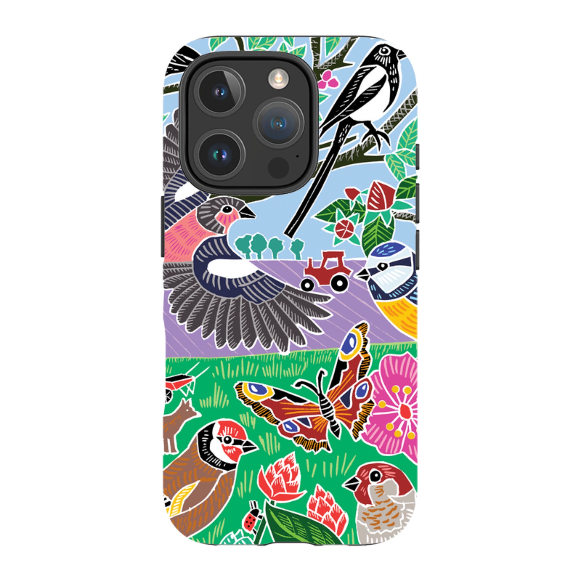 iPhone Tough Case - Garden Bird Jigsaw B By Kate Heiss