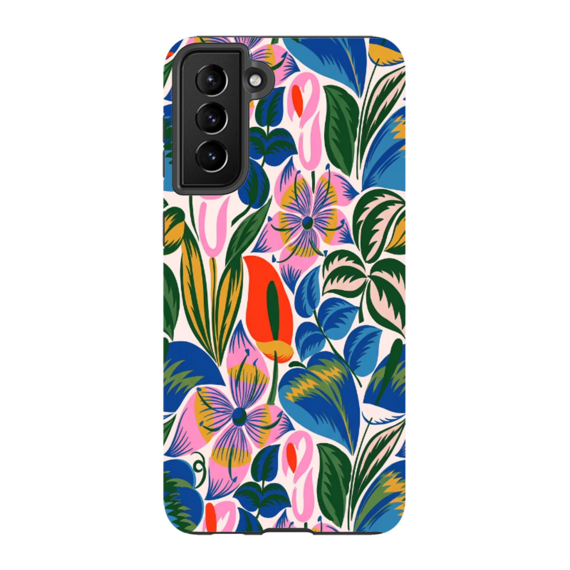 Samsung Tough Case - Retro Tropical Floral