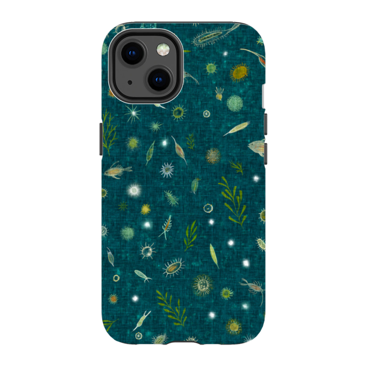 iPhone Tough Case - Plankton - Steel Blue By Katherine Quinn