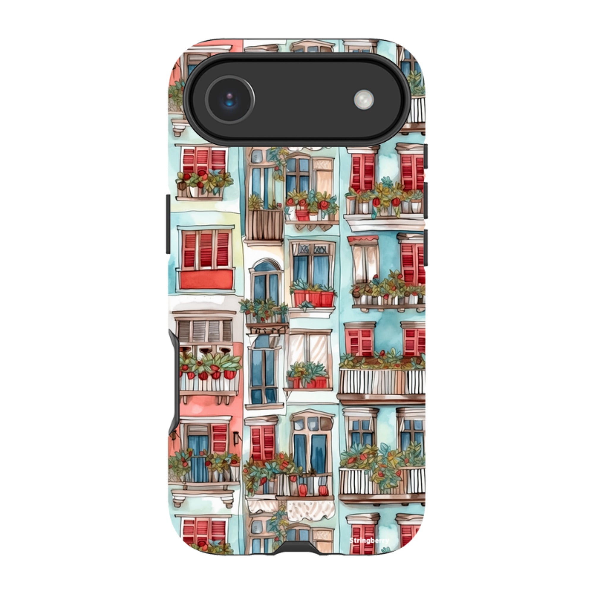 iPhone Tough Case - Floral Balcony