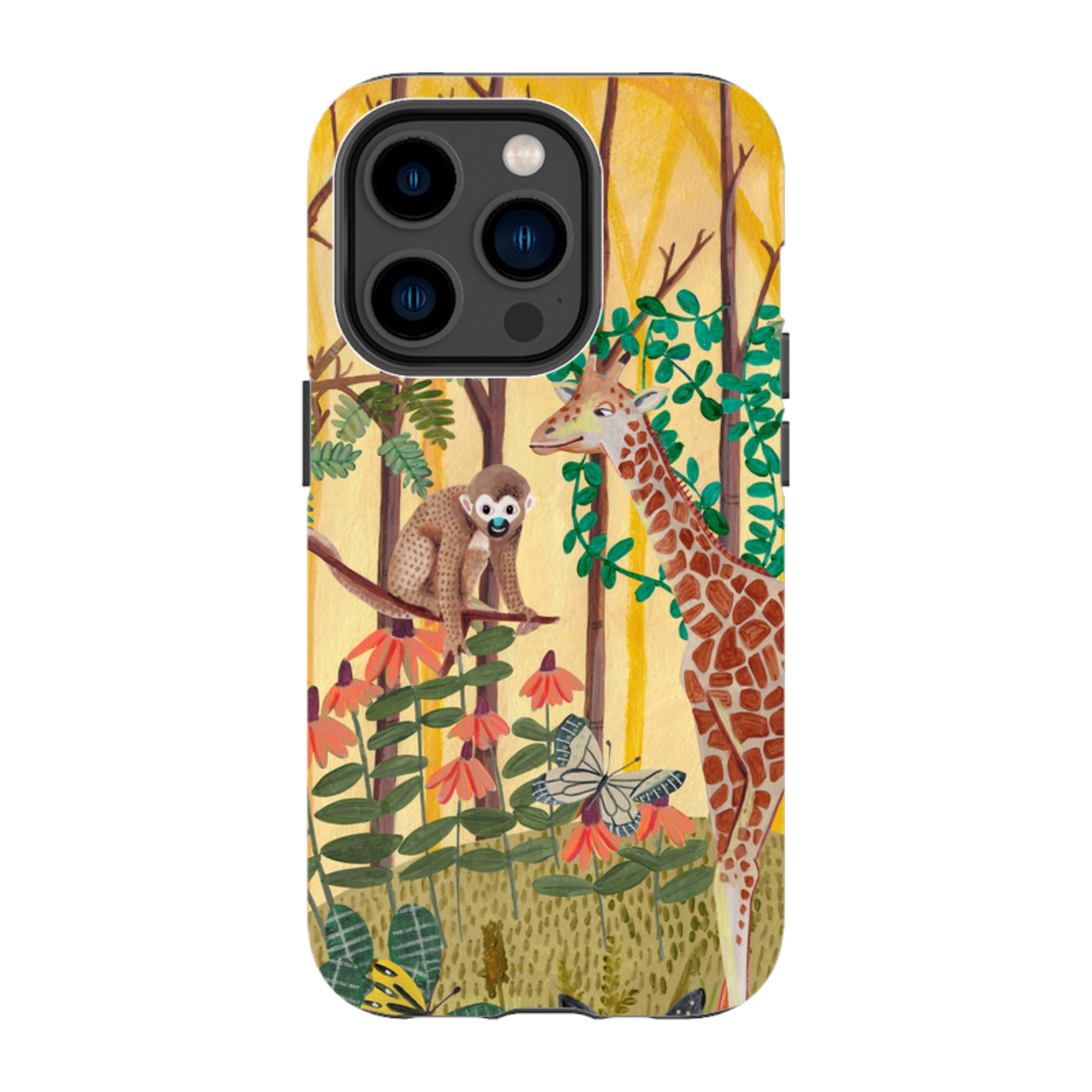 iPhone Tough Case - Giraffe By Caroline Bonne Muller
