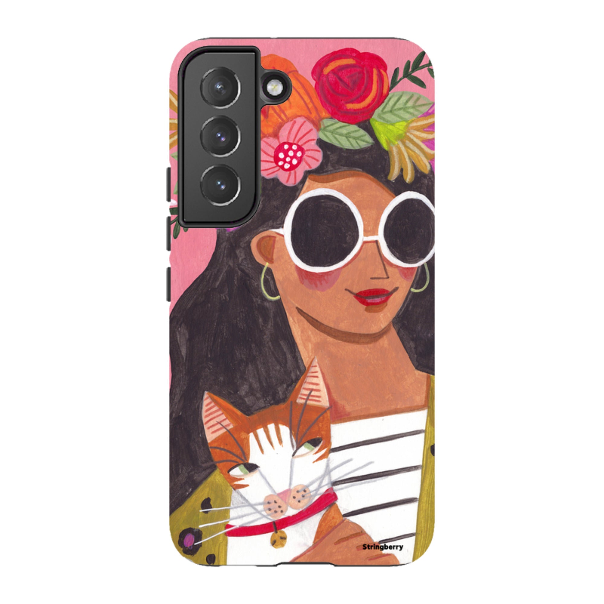 Samsung Tough Case - Woman & Cat By Caroline Bonne Muller