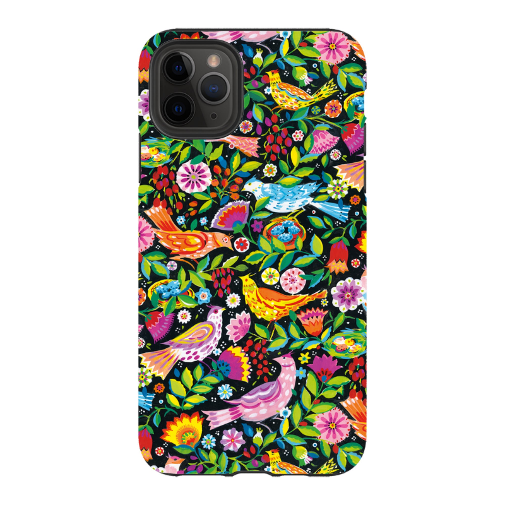 iPhone Tough Case - Folk Birds By Sarah Campbell