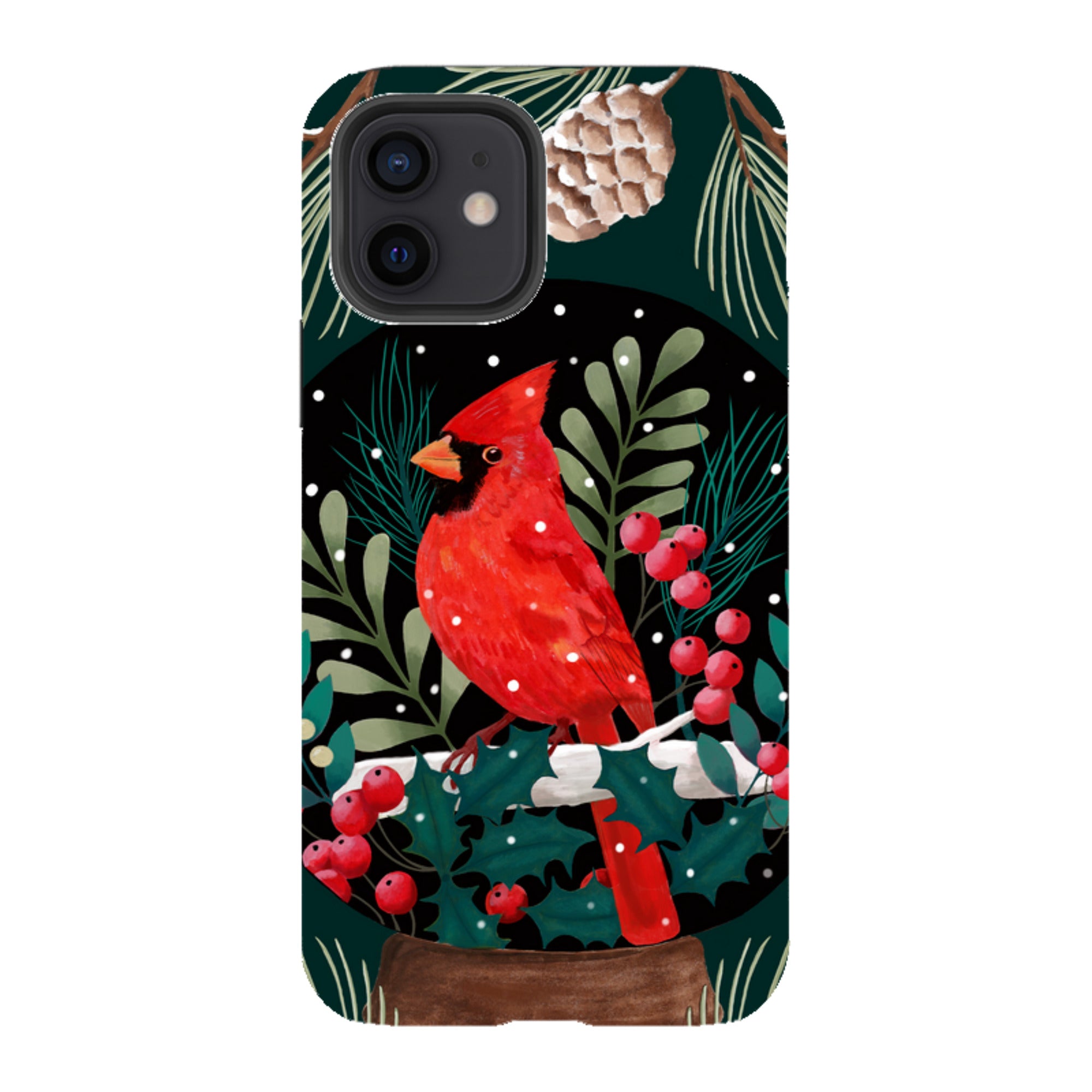 iPhone Tough Case - Red Cardinal By Bex Parkin