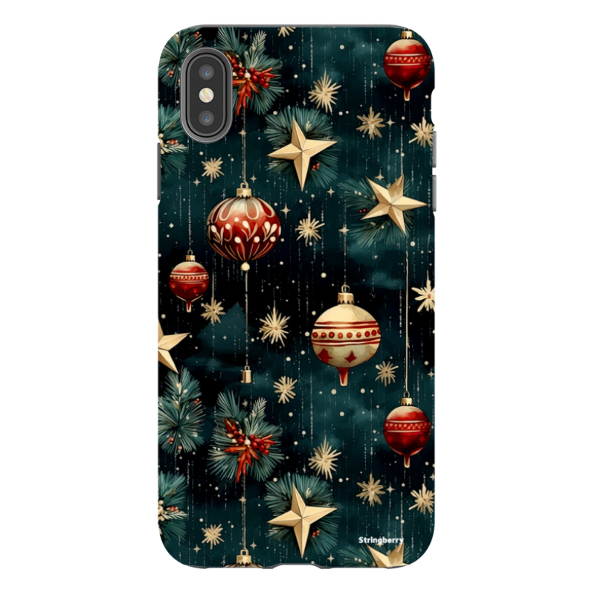 iPhone Tough Case - Christmas Baubles III