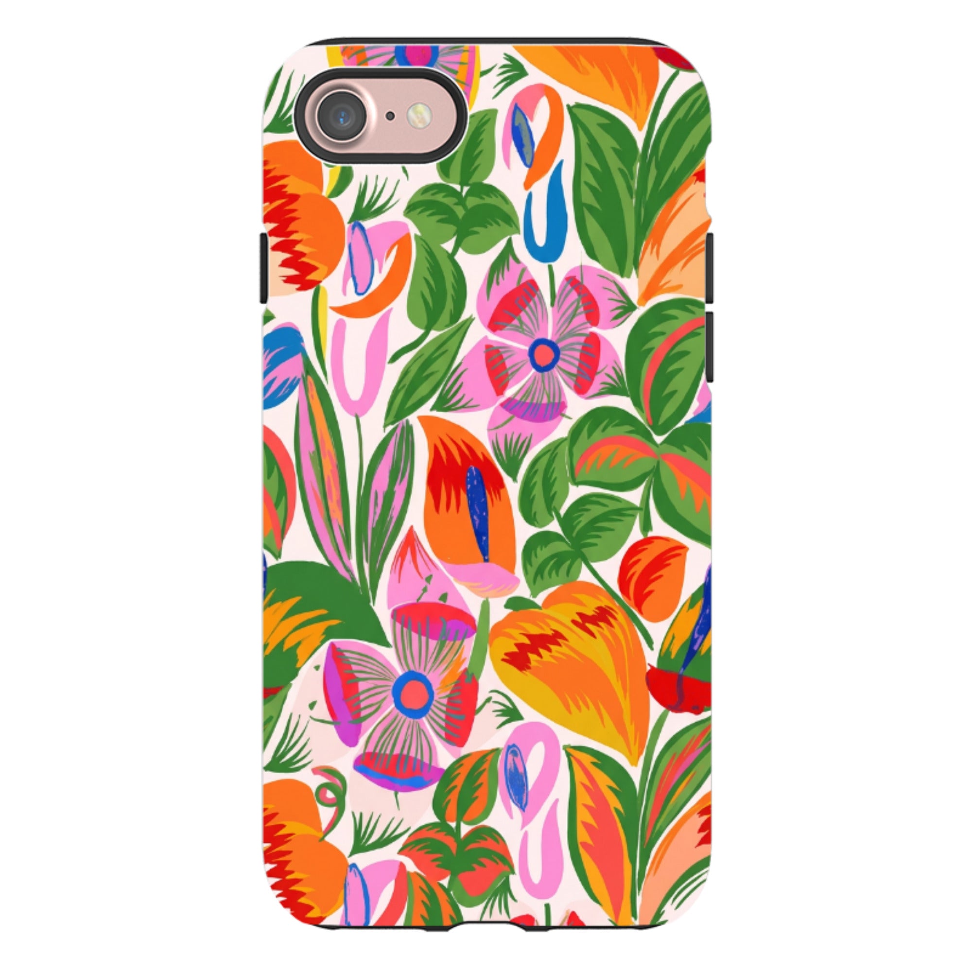 iPhone Tough Case - Vintage Tropical Floral