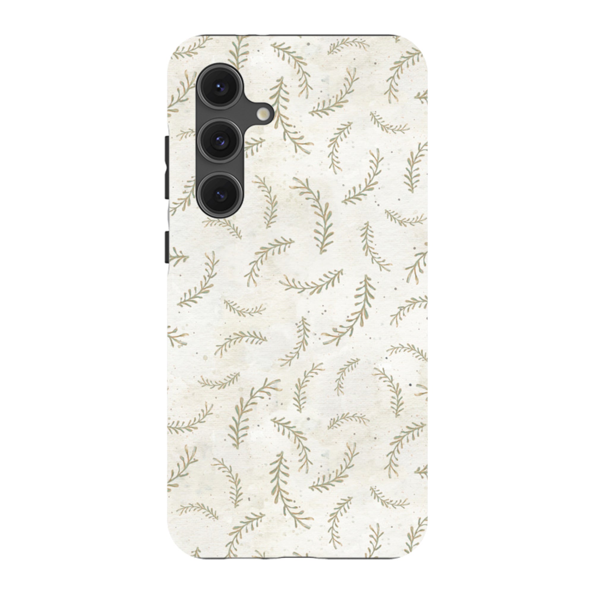 Samsung Tough Case - Feathers Grey By Katherine Quinn