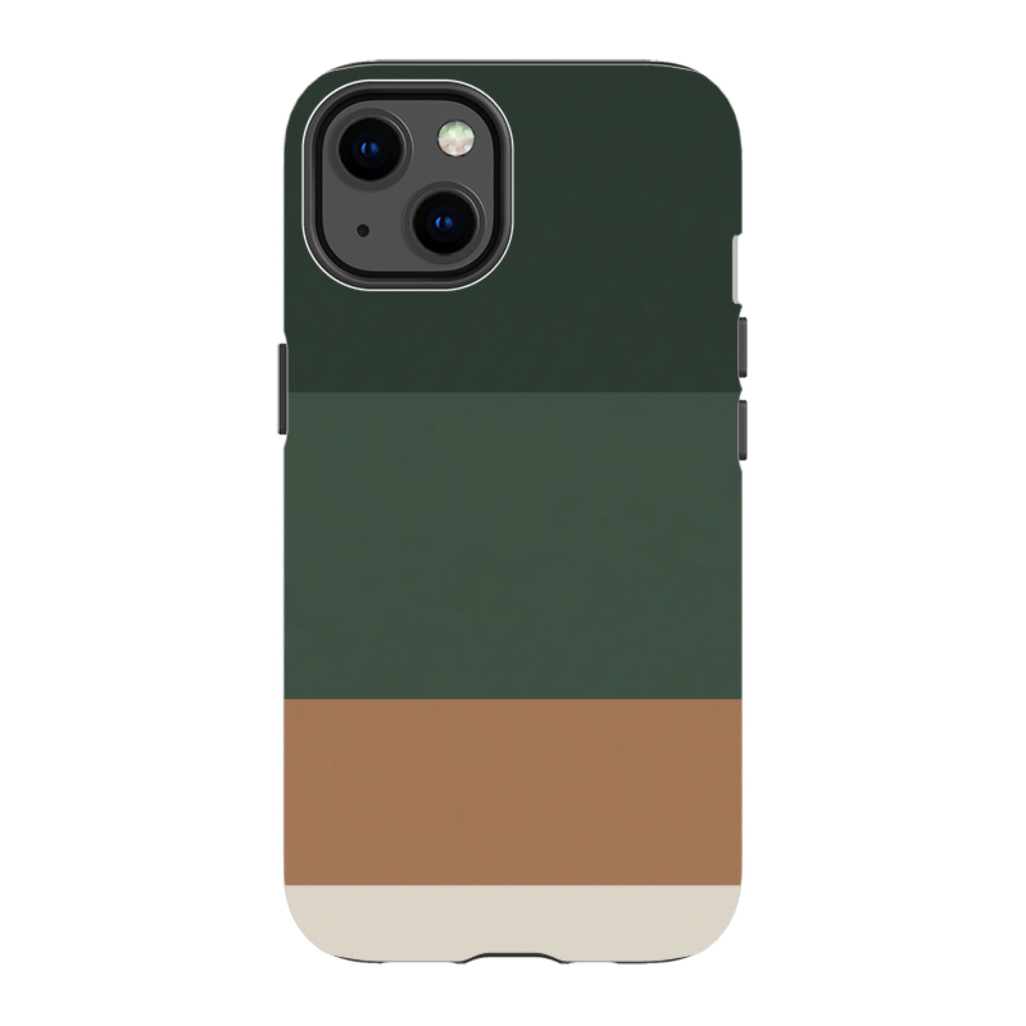 iPhone Tough Case - Terracotta and Green Gradient