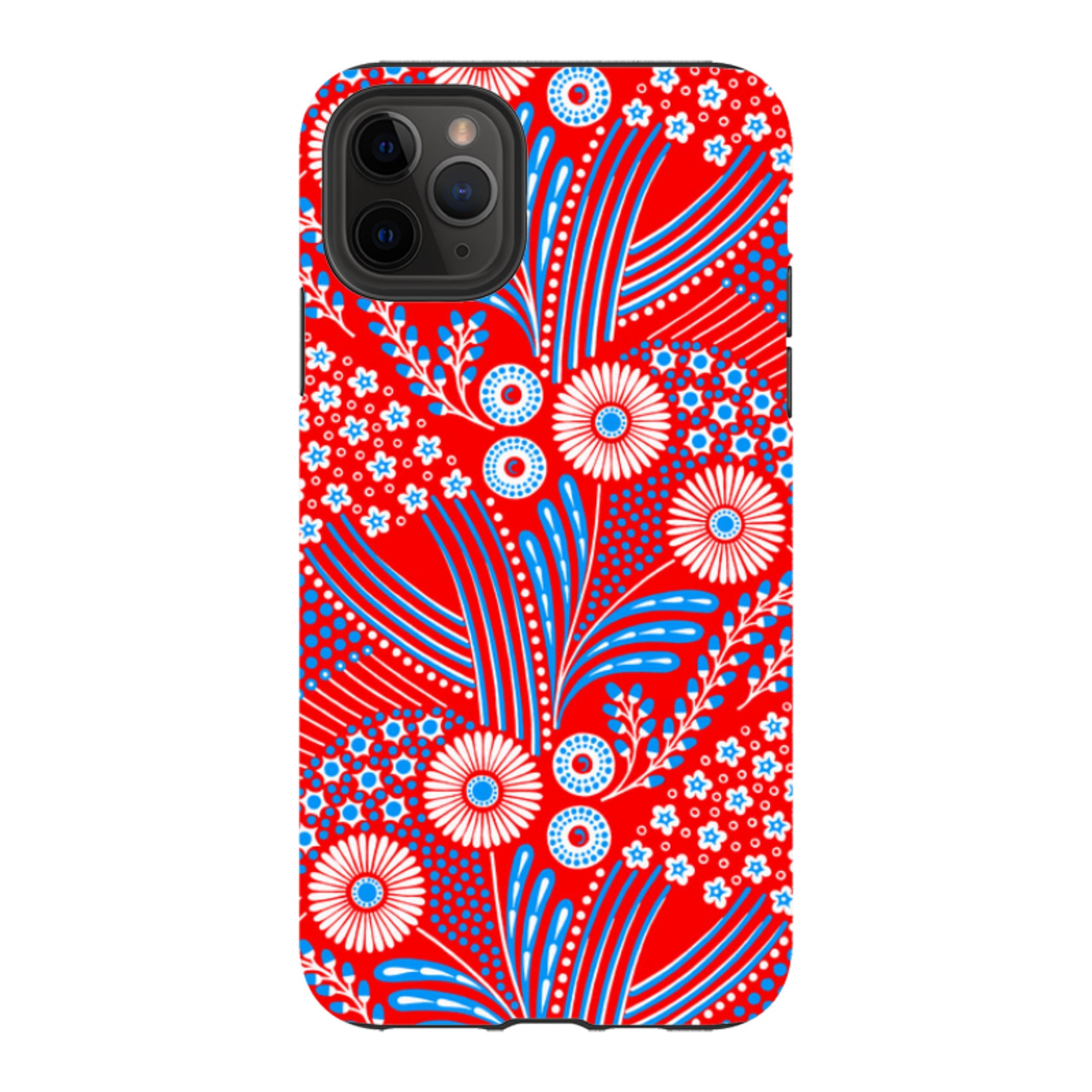 iPhone Tough Case - Red Bouquet By Cressida Bell