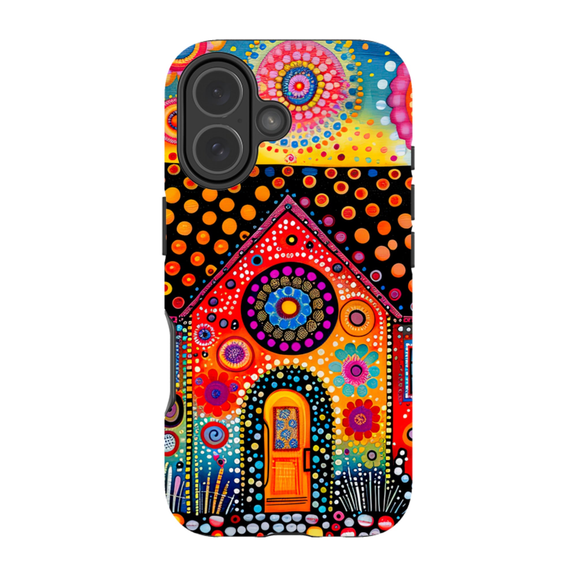 iPhone Case - Folk Art House IV