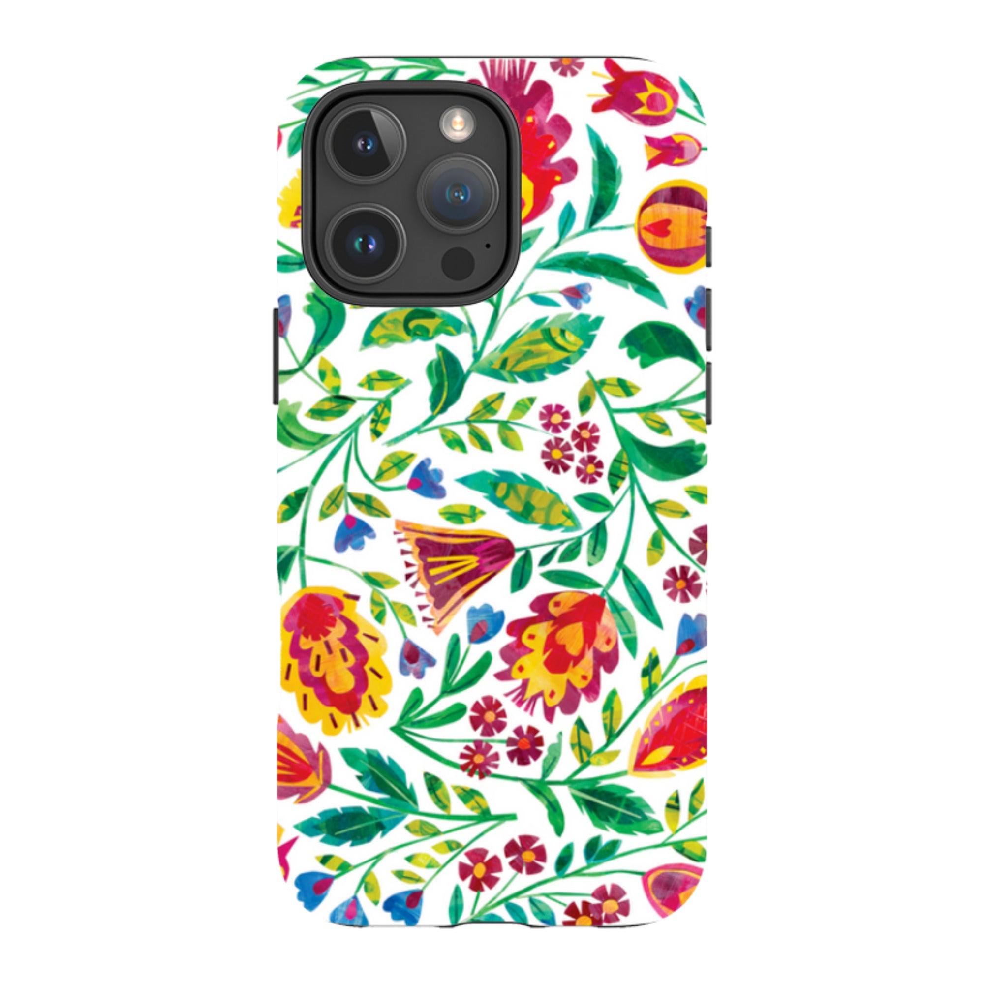 iPhone MagSafe Tough Case - Folk Pattern By Tracey English