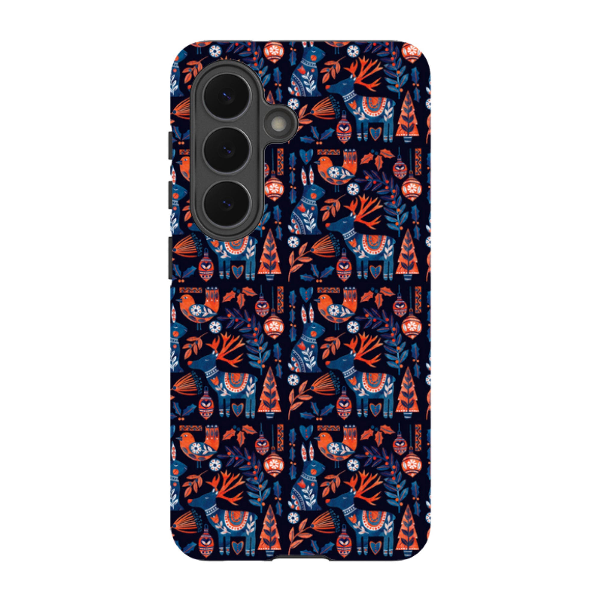 Samsung Tough Case - Scandi Animals Dark By Tracey English