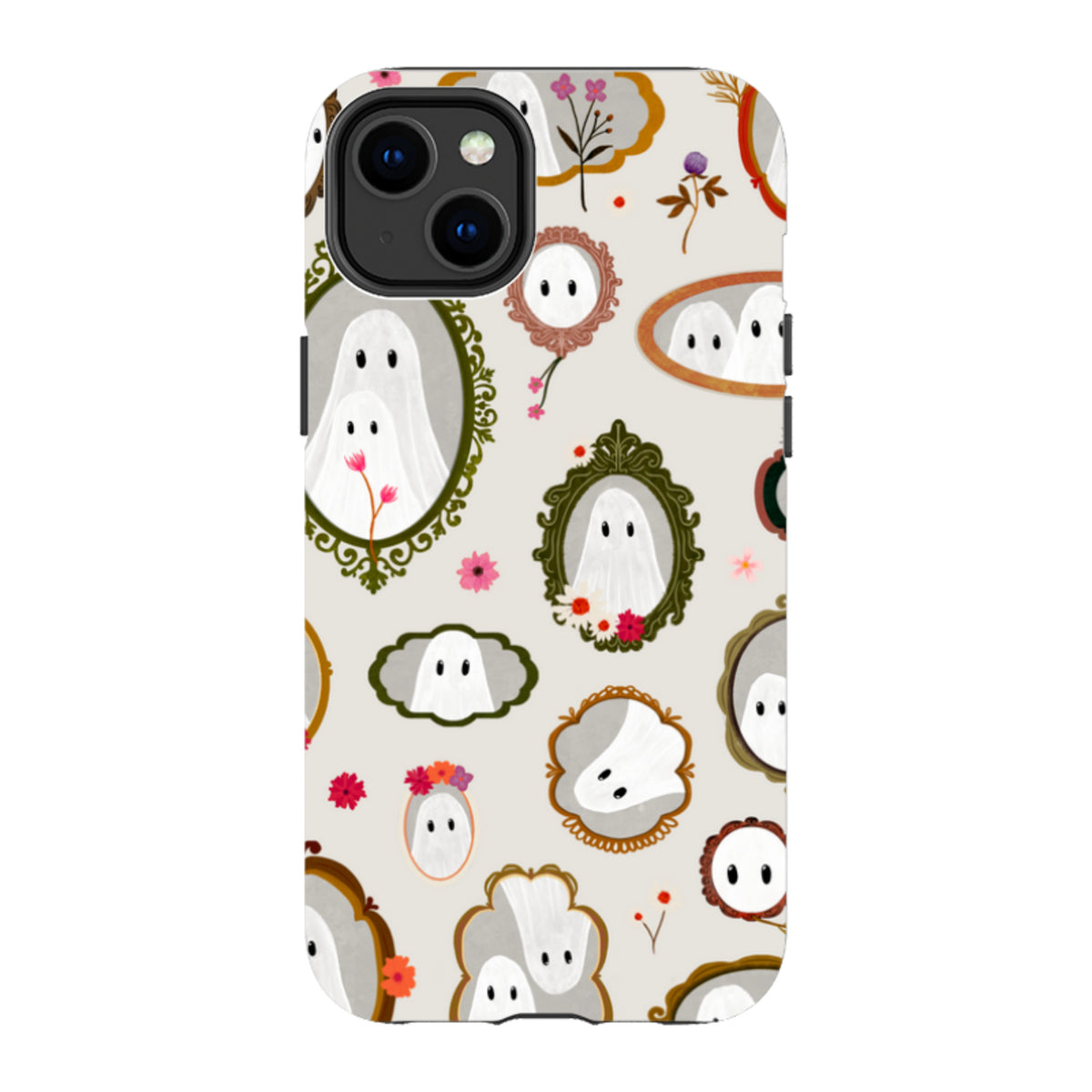 iPhone Tough Case - Framed Ghosts - Stone By Katherine Quinn